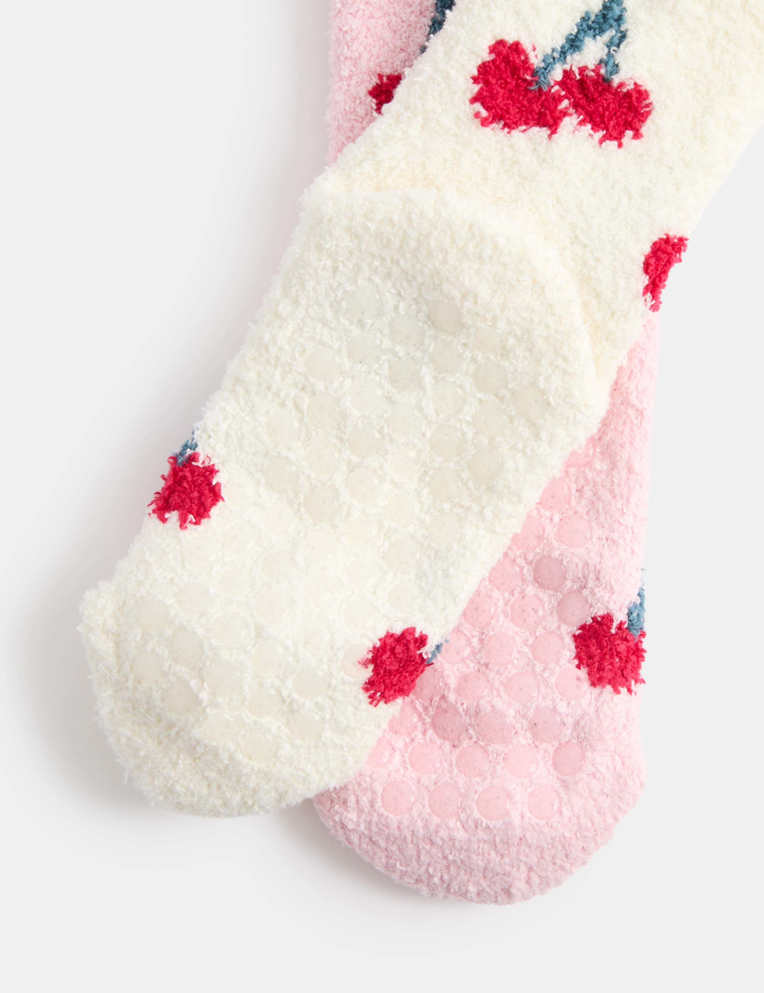 2 Pack Cherry Cosy Socks (6 Small-7 Large) 2 of 2
