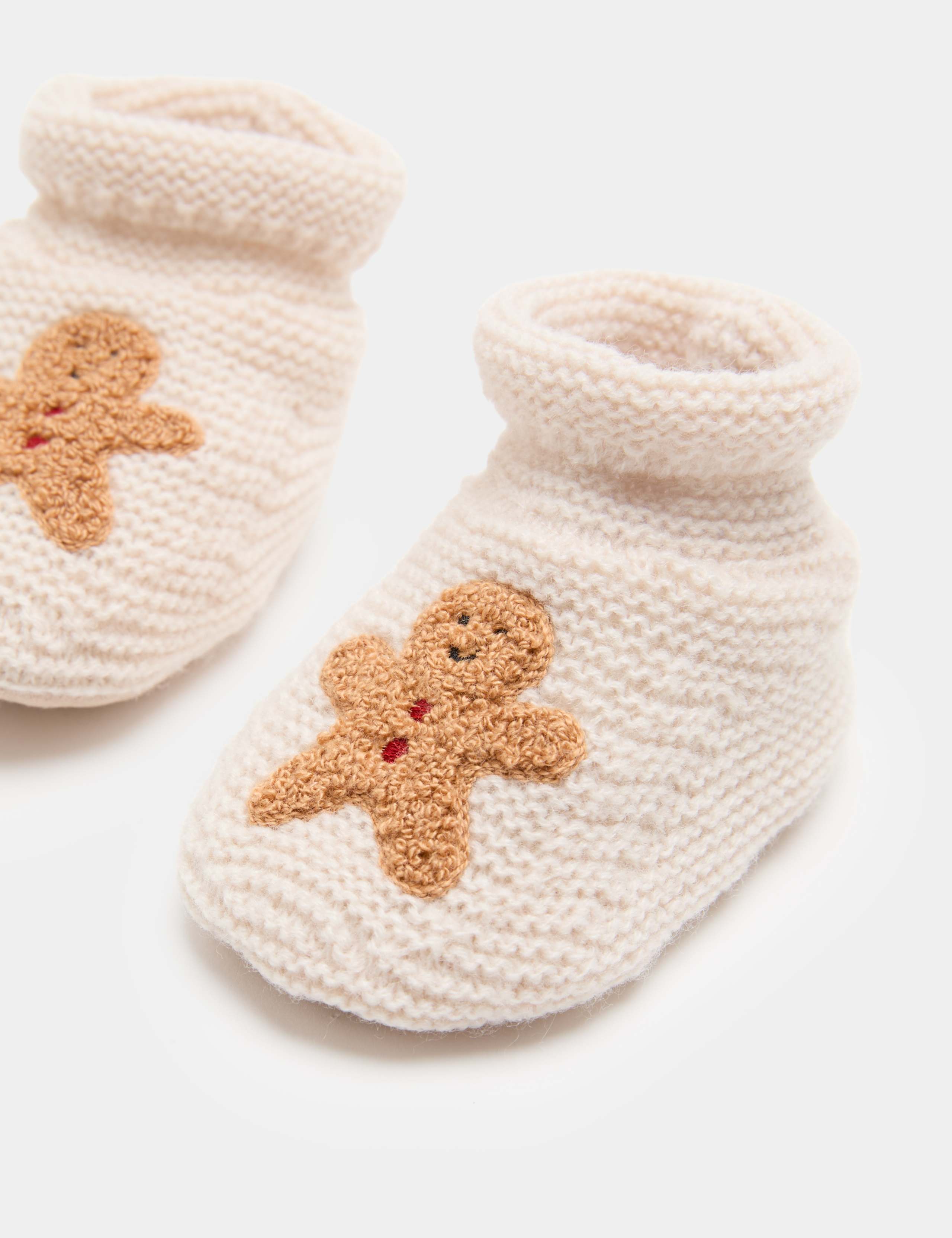 Baby Gingerbread Booties 3 of 3