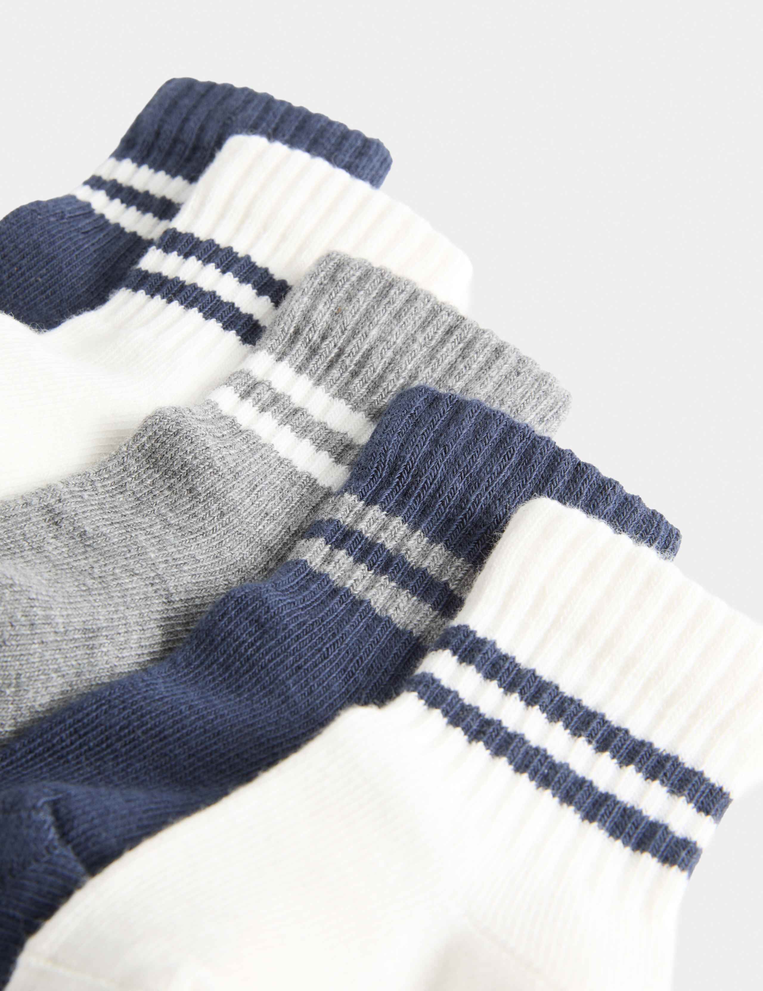 5 Pack Cotton Rich Sports Baby Socks 2 of 2