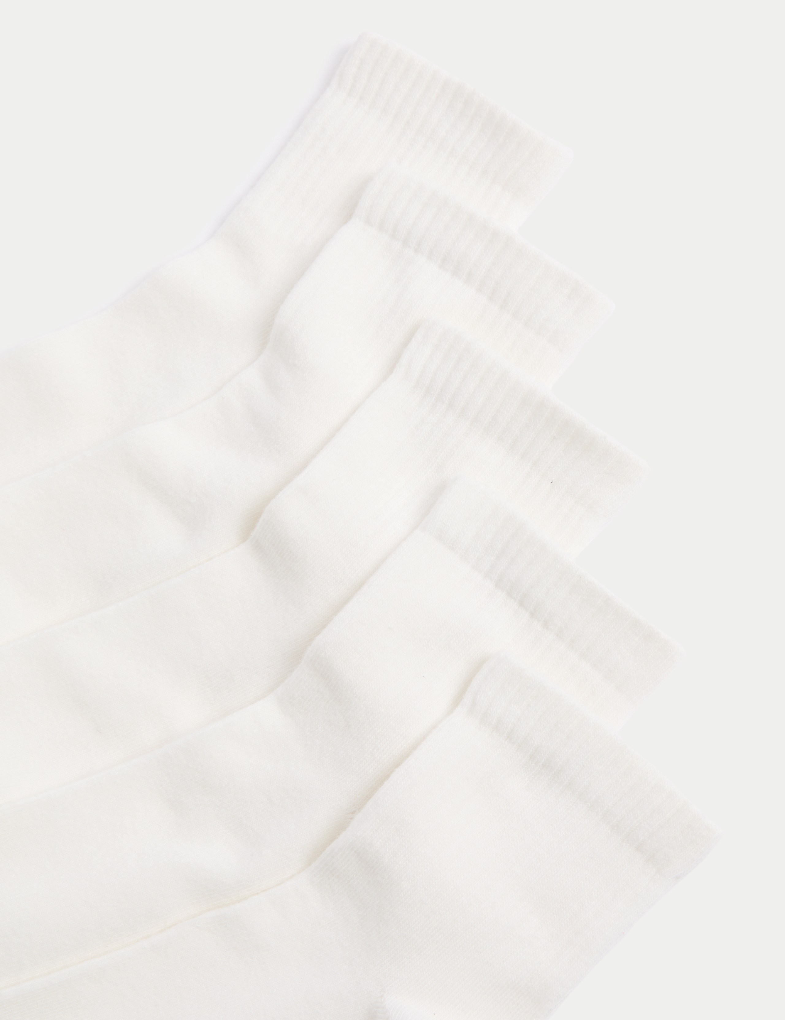 5pk Cotton Rich Sports Socks (6 Small - 7 Large) 2 of 2