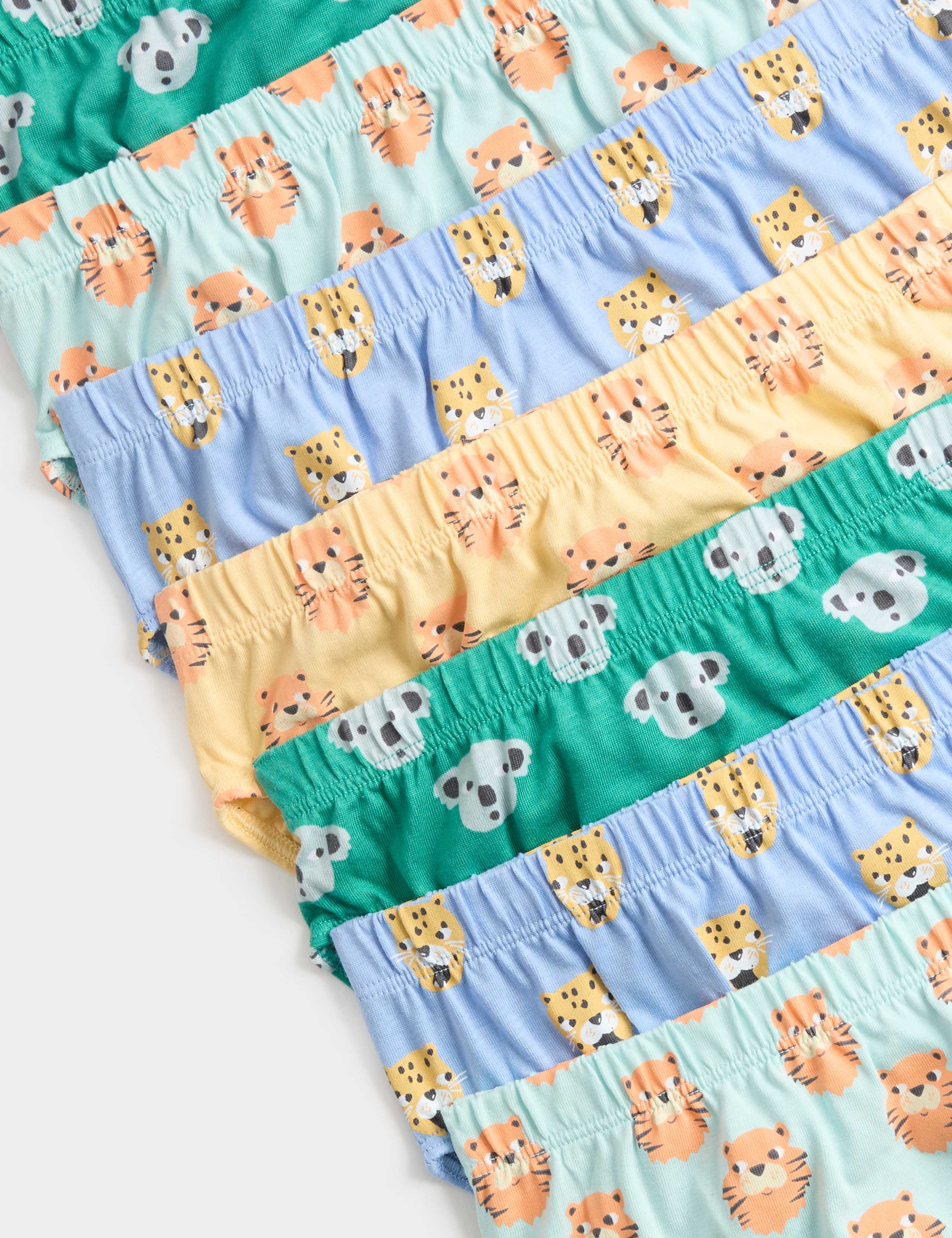 7 Pack Pure Cotton Animal Briefs (18 Mths-14 Yrs) 2 of 2