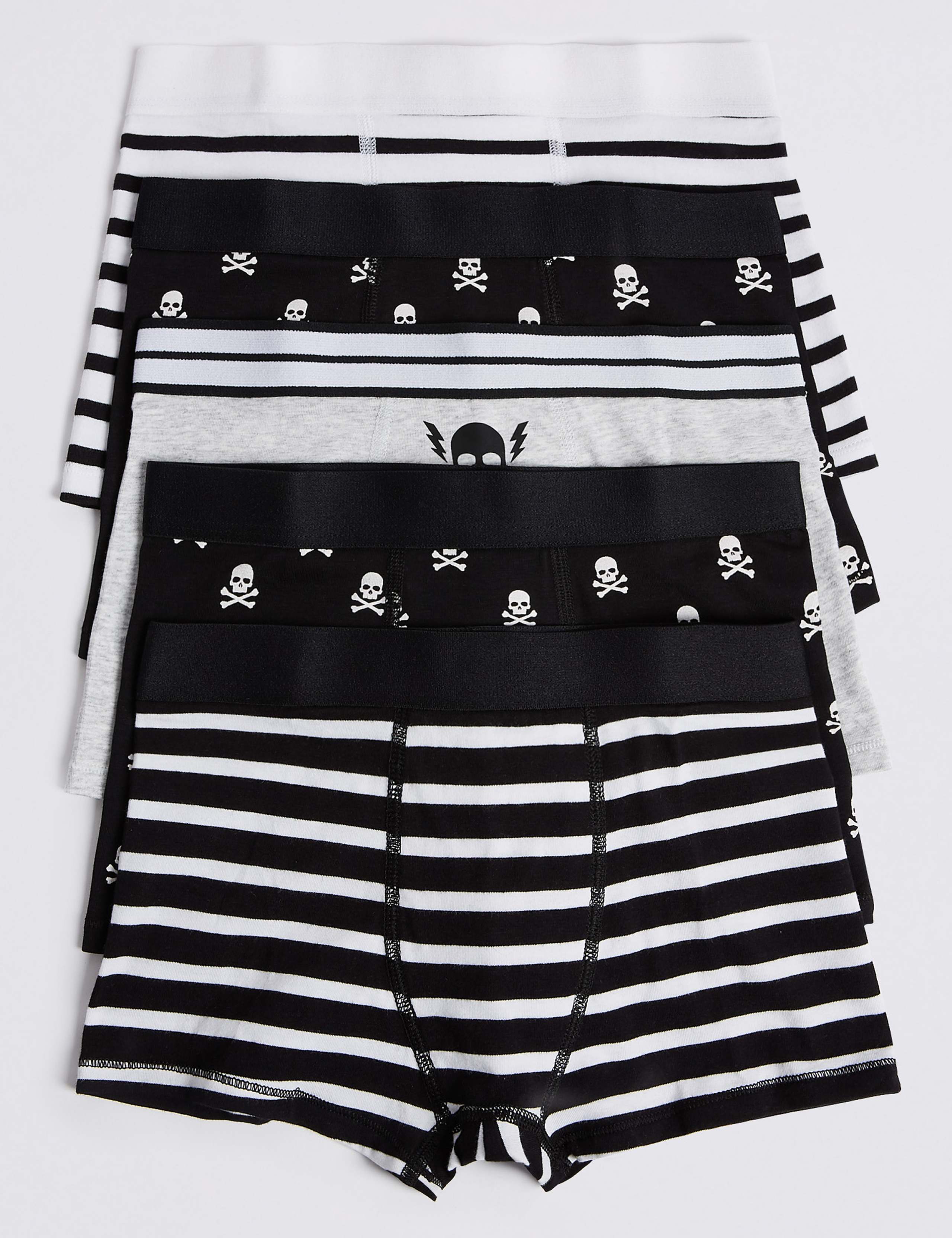 5 Pack Trunks with Stretch (18 Months - 16 Years) 1 of 2