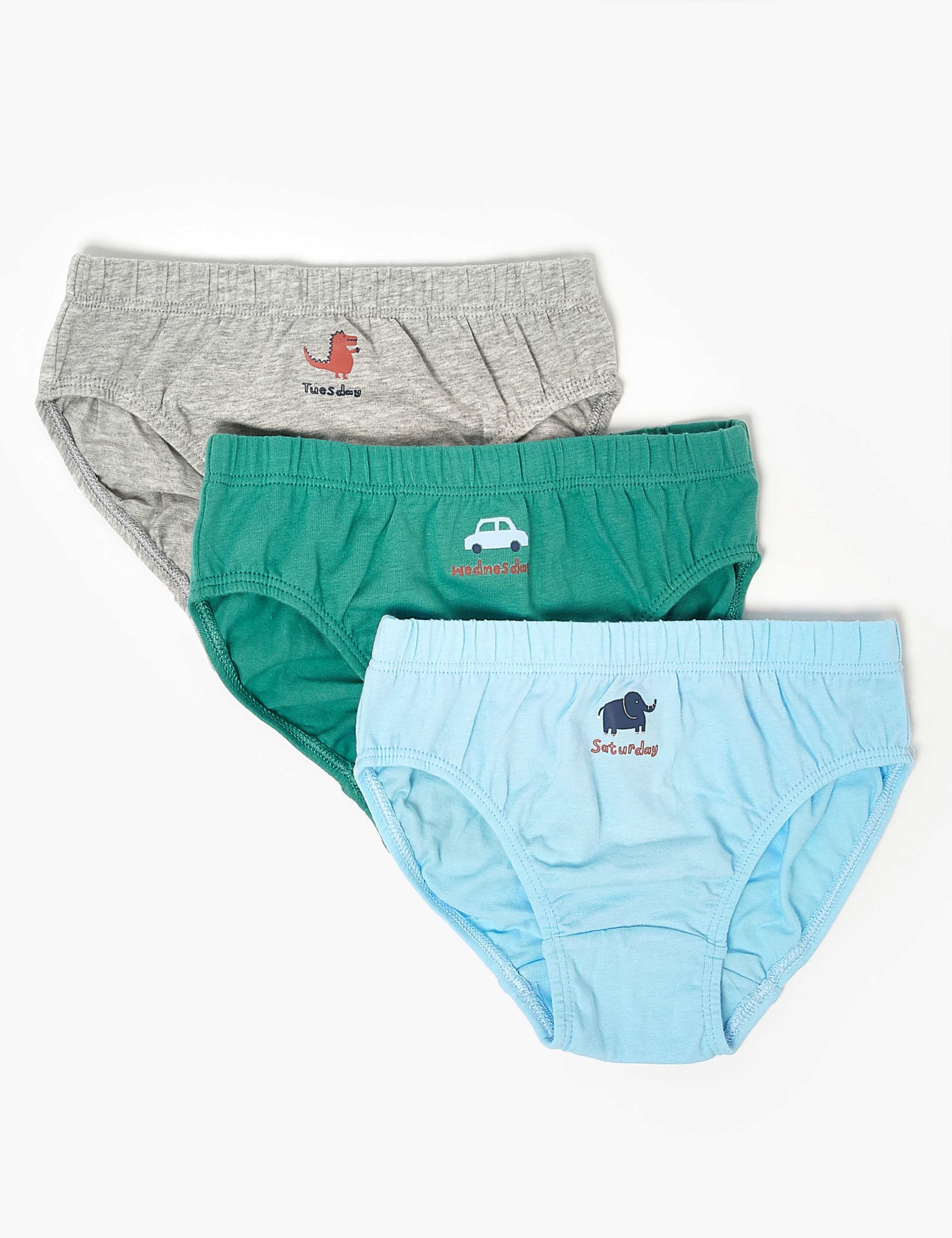 7 Pack Days of the Week Briefs (2-7 Yrs) 2 of 2