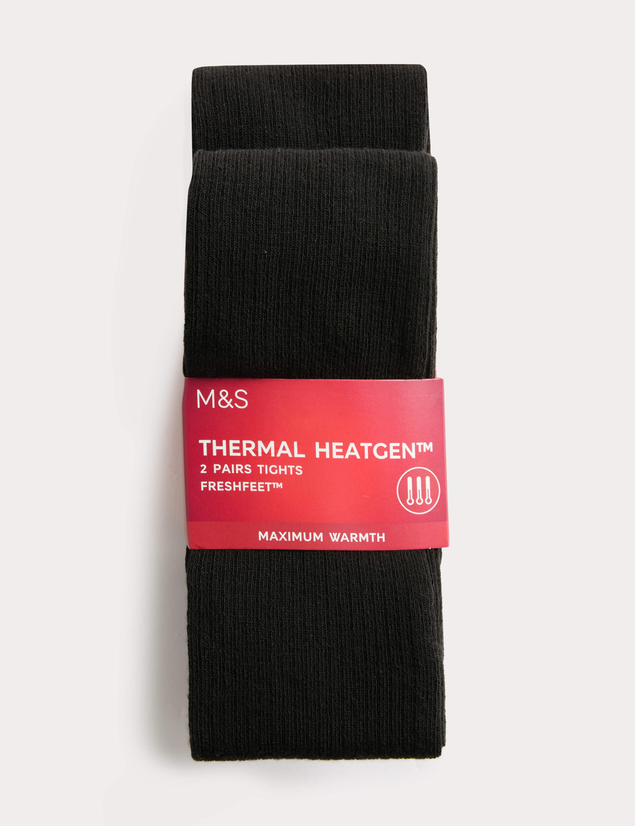 2 Pack Thermal Tights (4-16 Yrs) 1 of 1