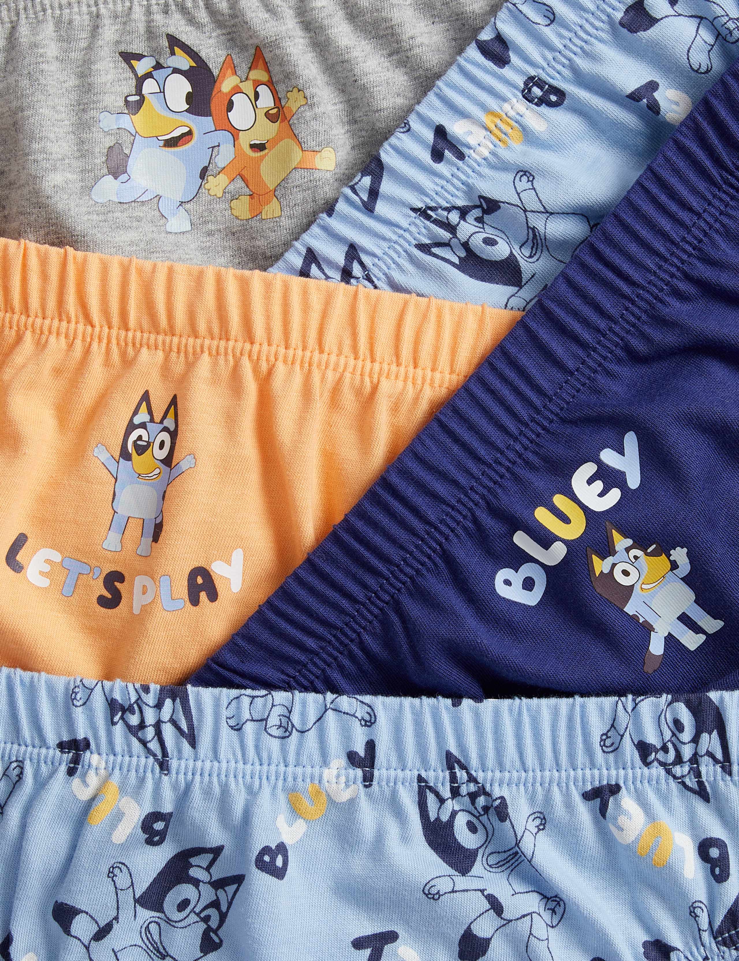 5 Pack Pure Cotton Bluey™ Briefs (2-8 Yrs) 2 of 2