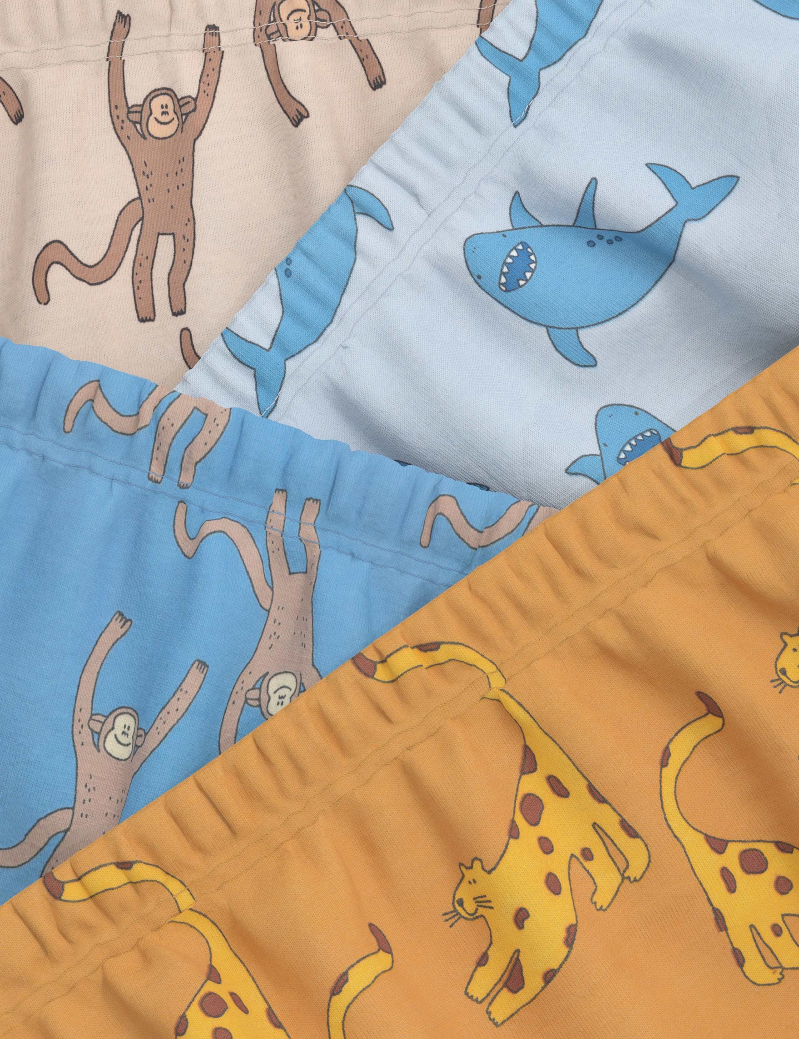 7pk Pure Cotton Animal Print Briefs (2-8 Yrs) 2 of 2