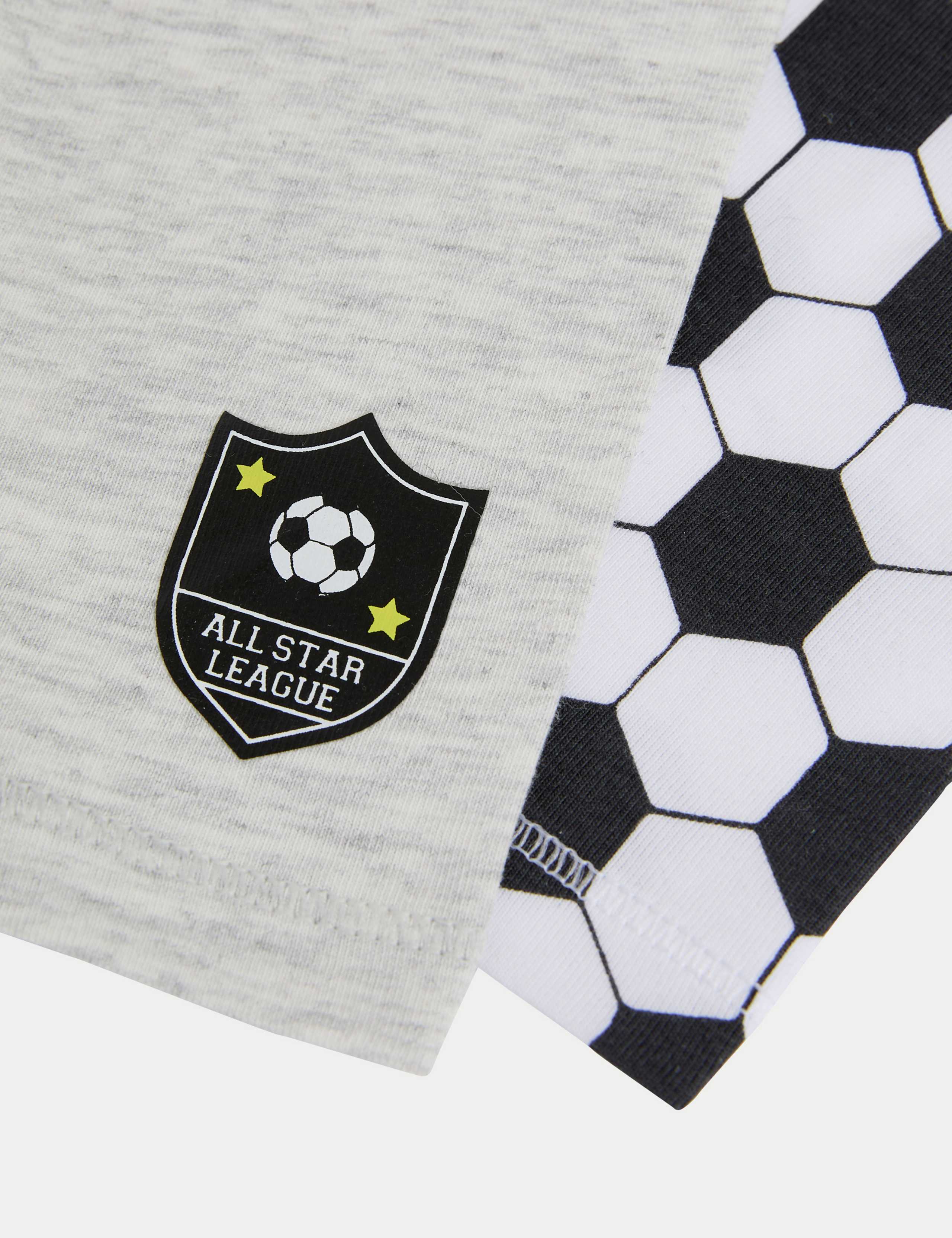 5 Pack Cotton Rich Football Trunks (5-16 Yrs) 2 of 2