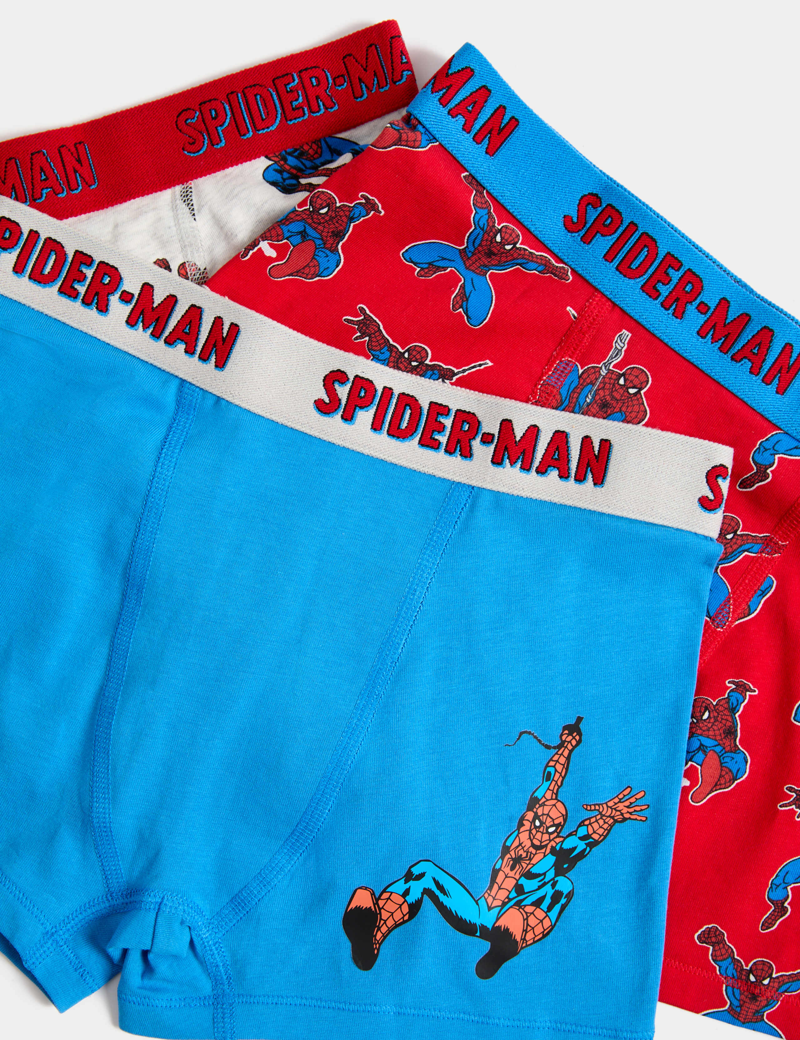 3pk Cotton Rich Spider-Man™ Trunks(3-10 Yrs) 2 of 2