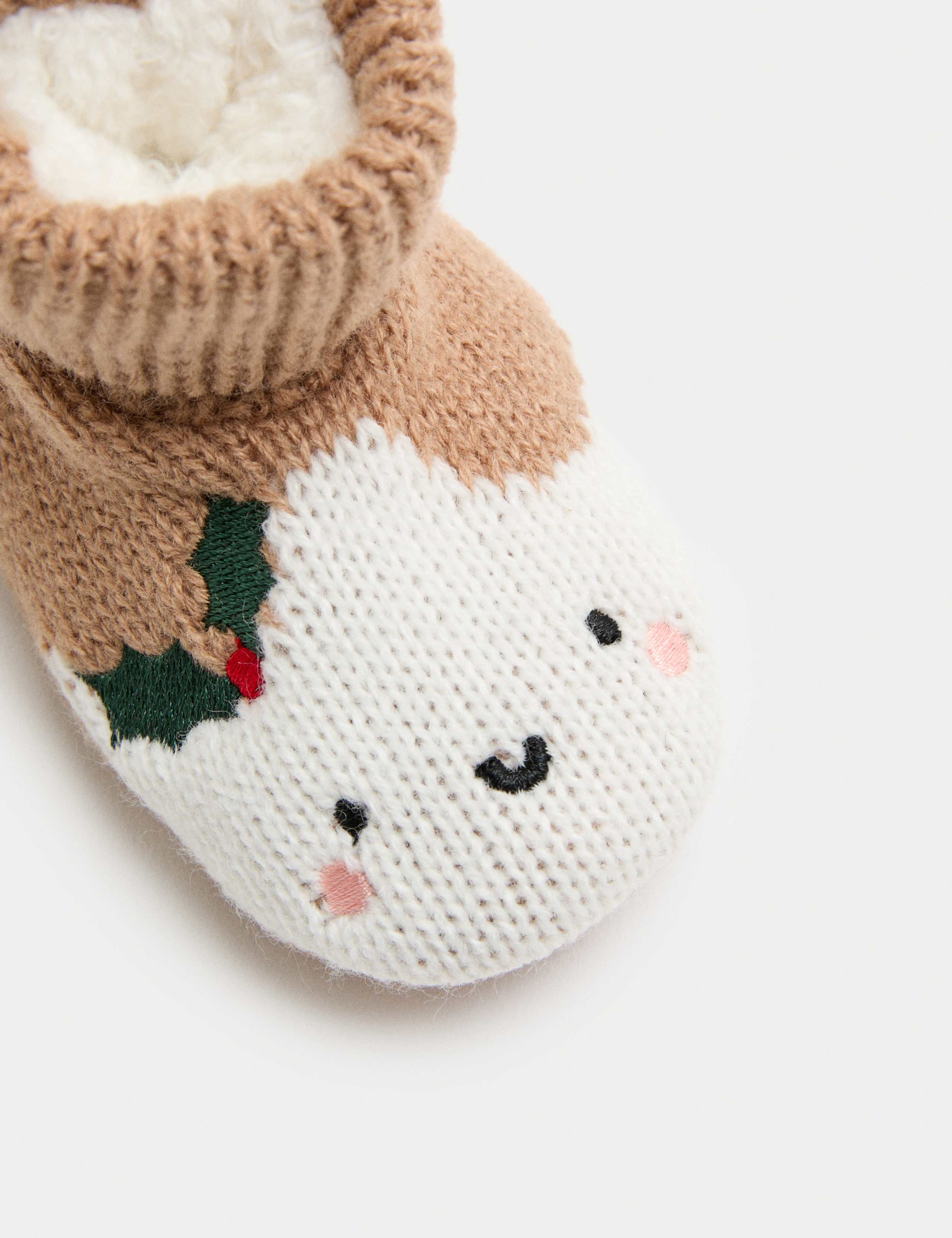 Festive Pudding Booties (0 Mths - 3 Yrs) 3 of 3