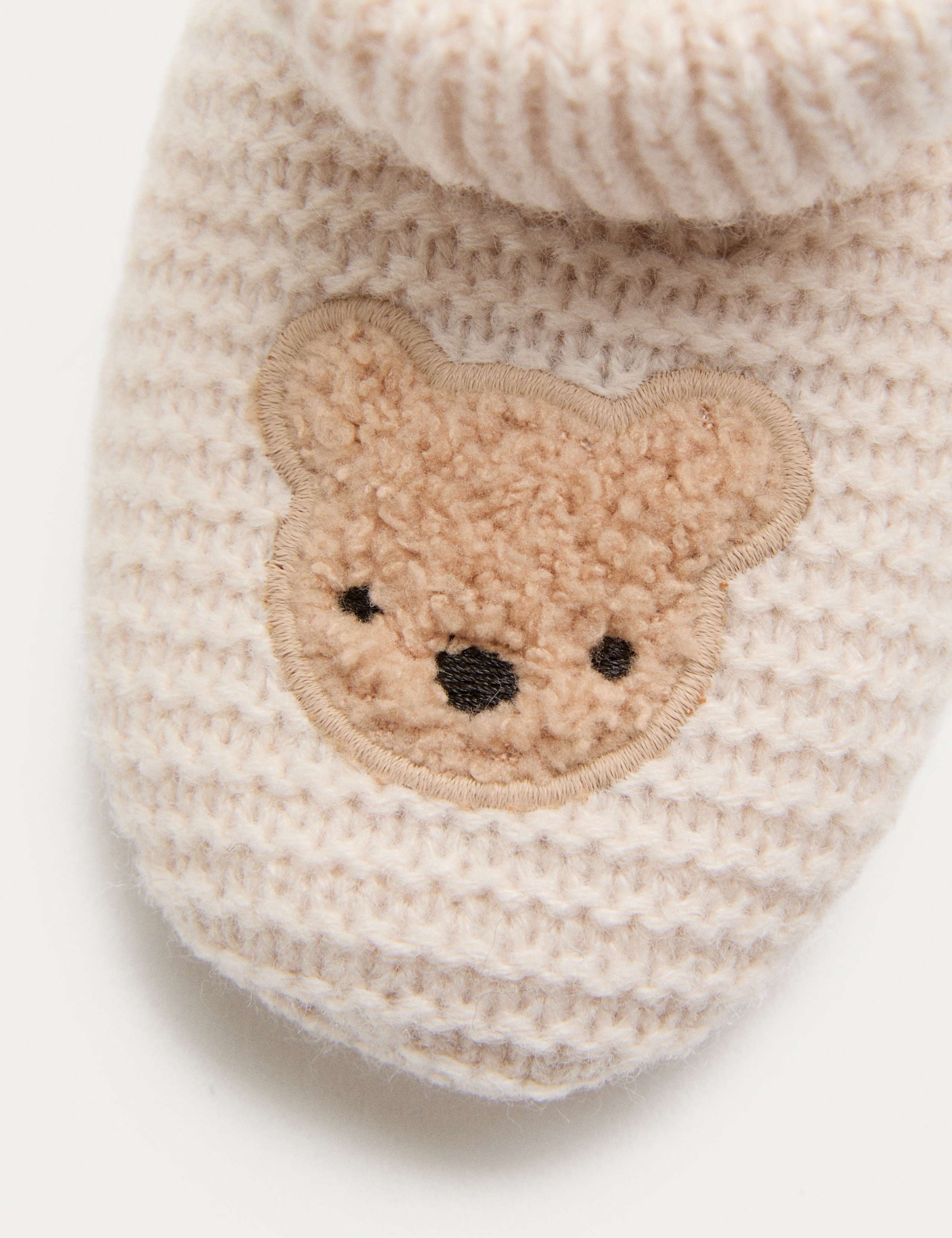 Spencer Bear™ Knitted Booties (0 Mths-3 Yrs) 3 of 3