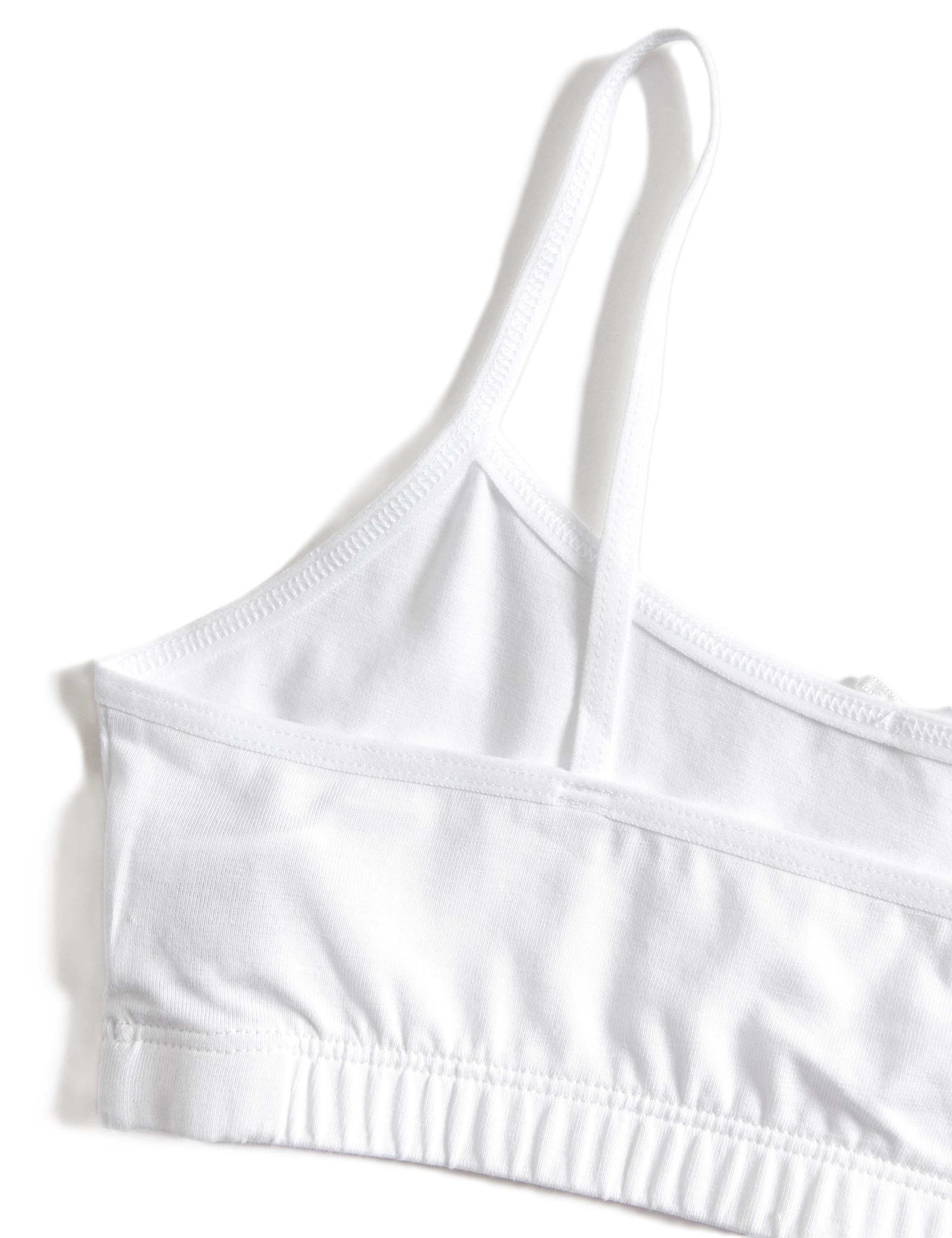 5pk Cotton with Stretch Crop Tops (6-16 Yrs) 3 of 3