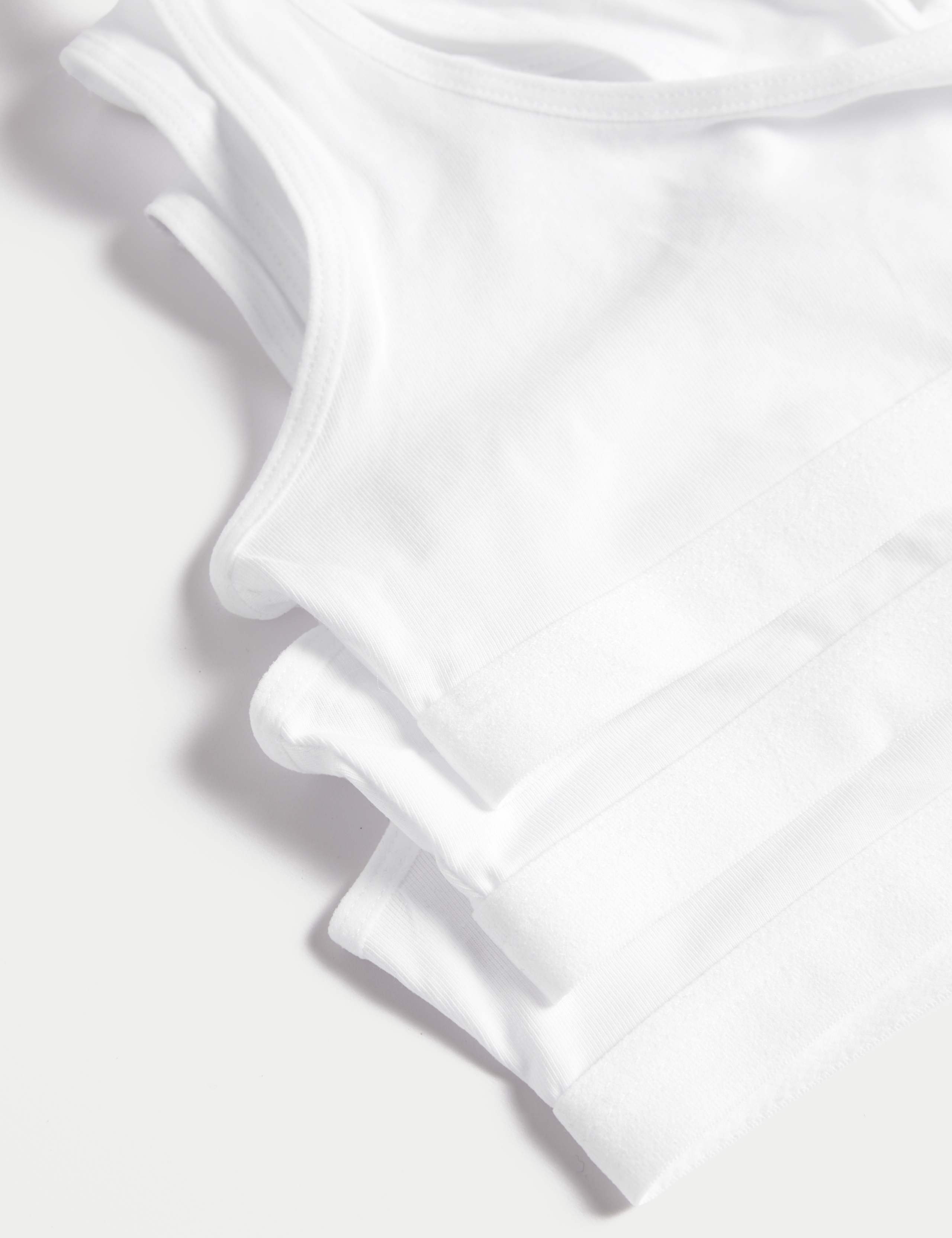 3pk Cotton with Stretch Racer Crop Tops (6-16 Yrs) 2 of 3