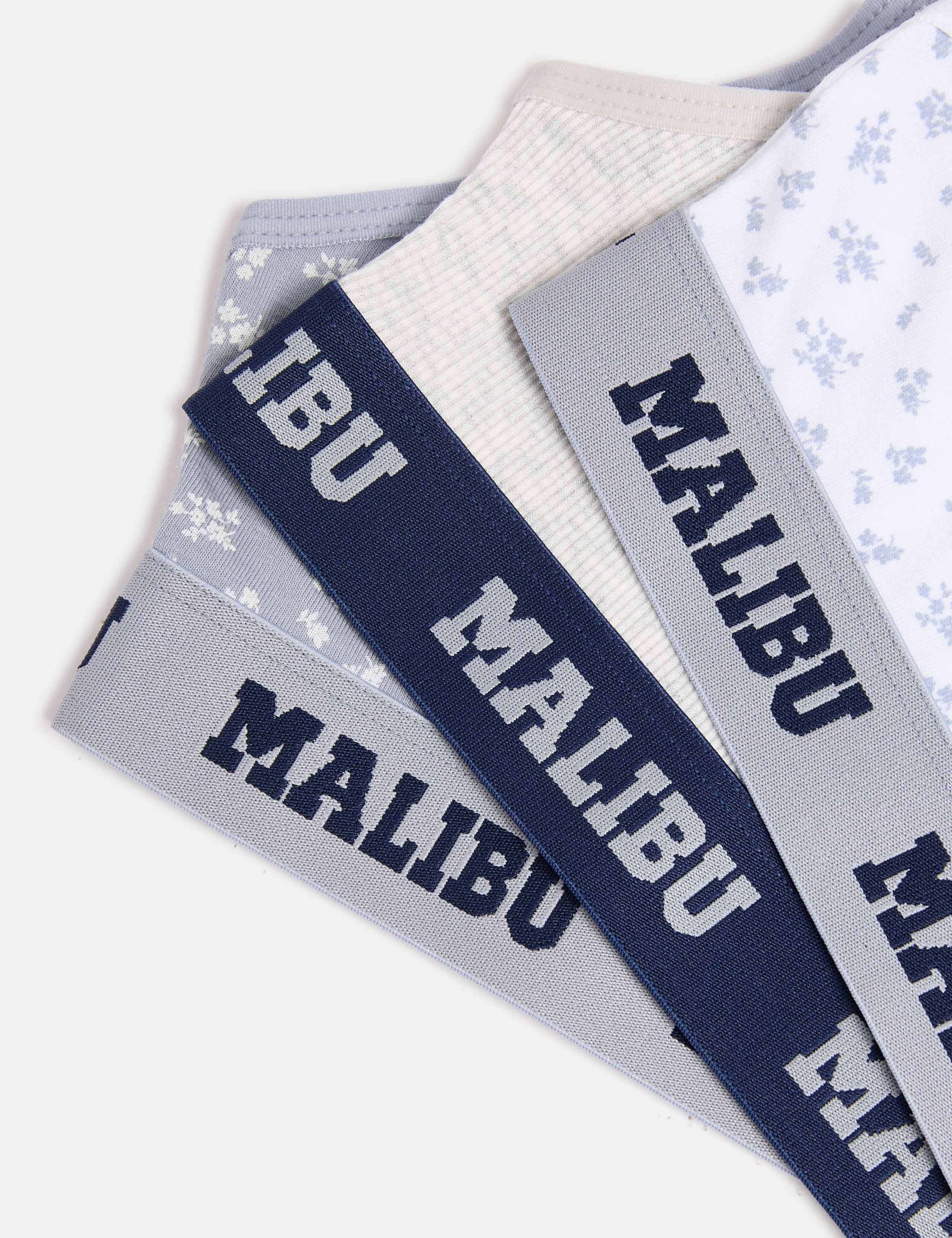 3pk Cotton with Stretch Malibu Crop Tops (6-16 Yrs) 2 of 3