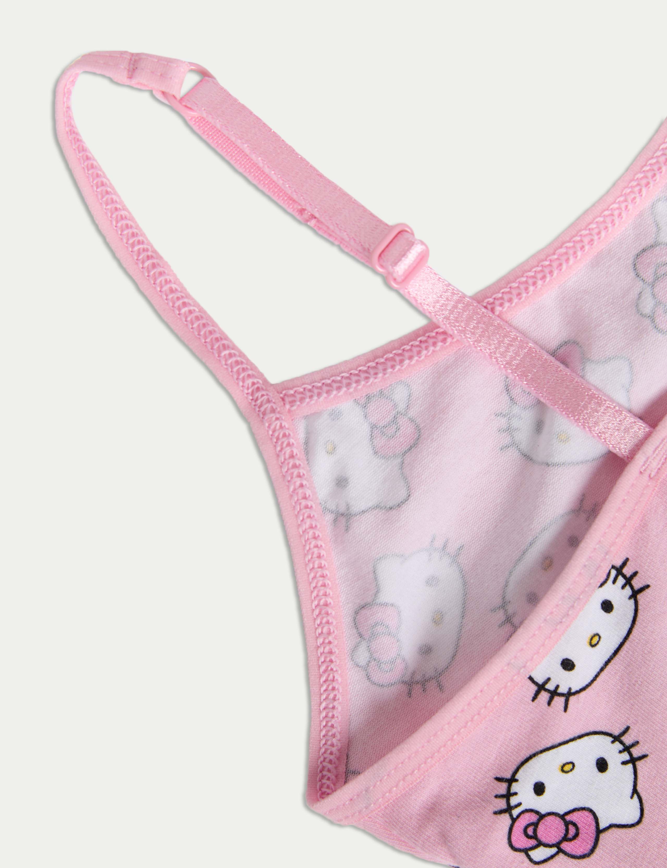3pk Cotton Rich Hello Kitty™ Crop Tops (6-16 Yrs) 3 of 3