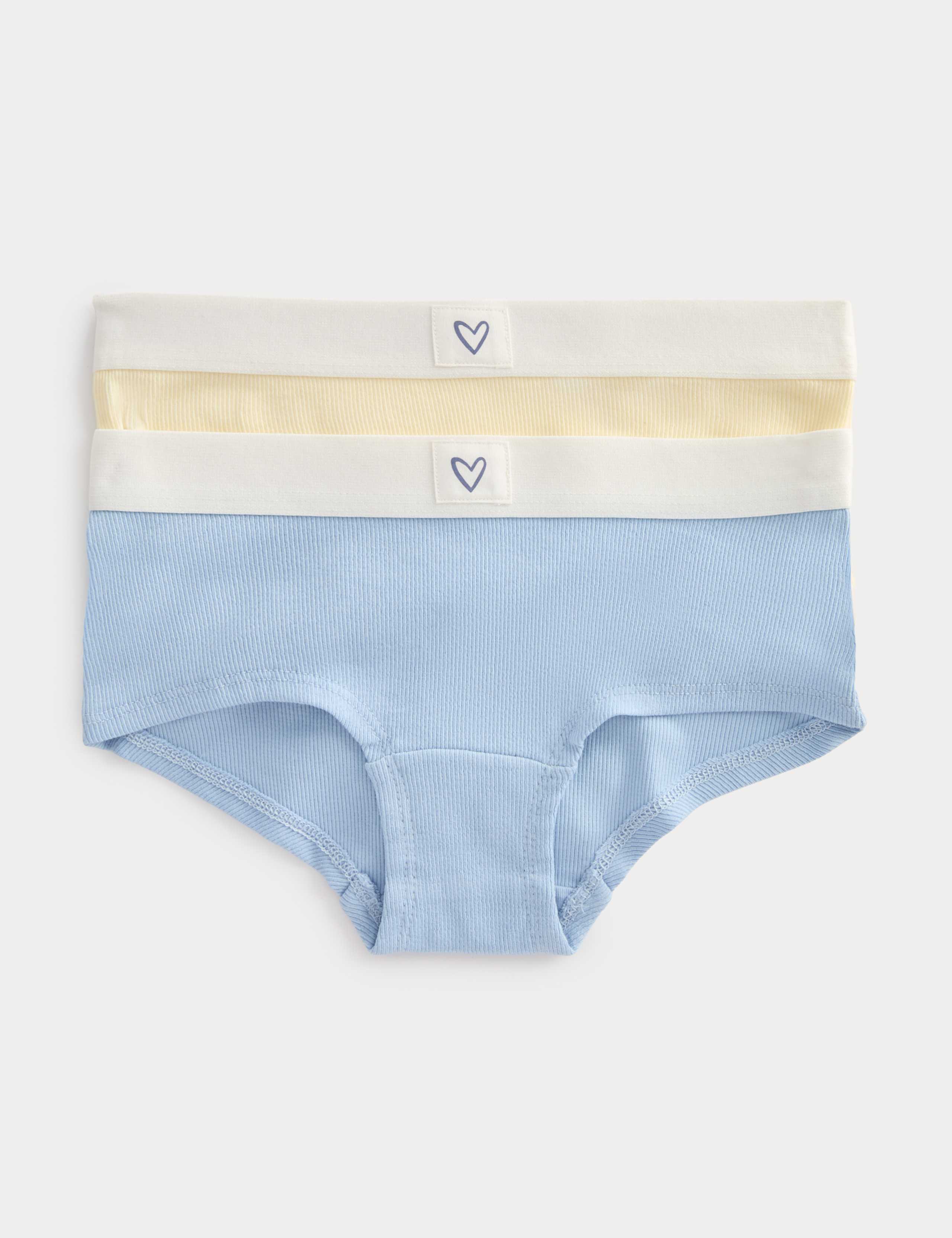 2 Pack Cotton with Stretch Sailing Club Shorts (5-16 Yrs) 1 of 2