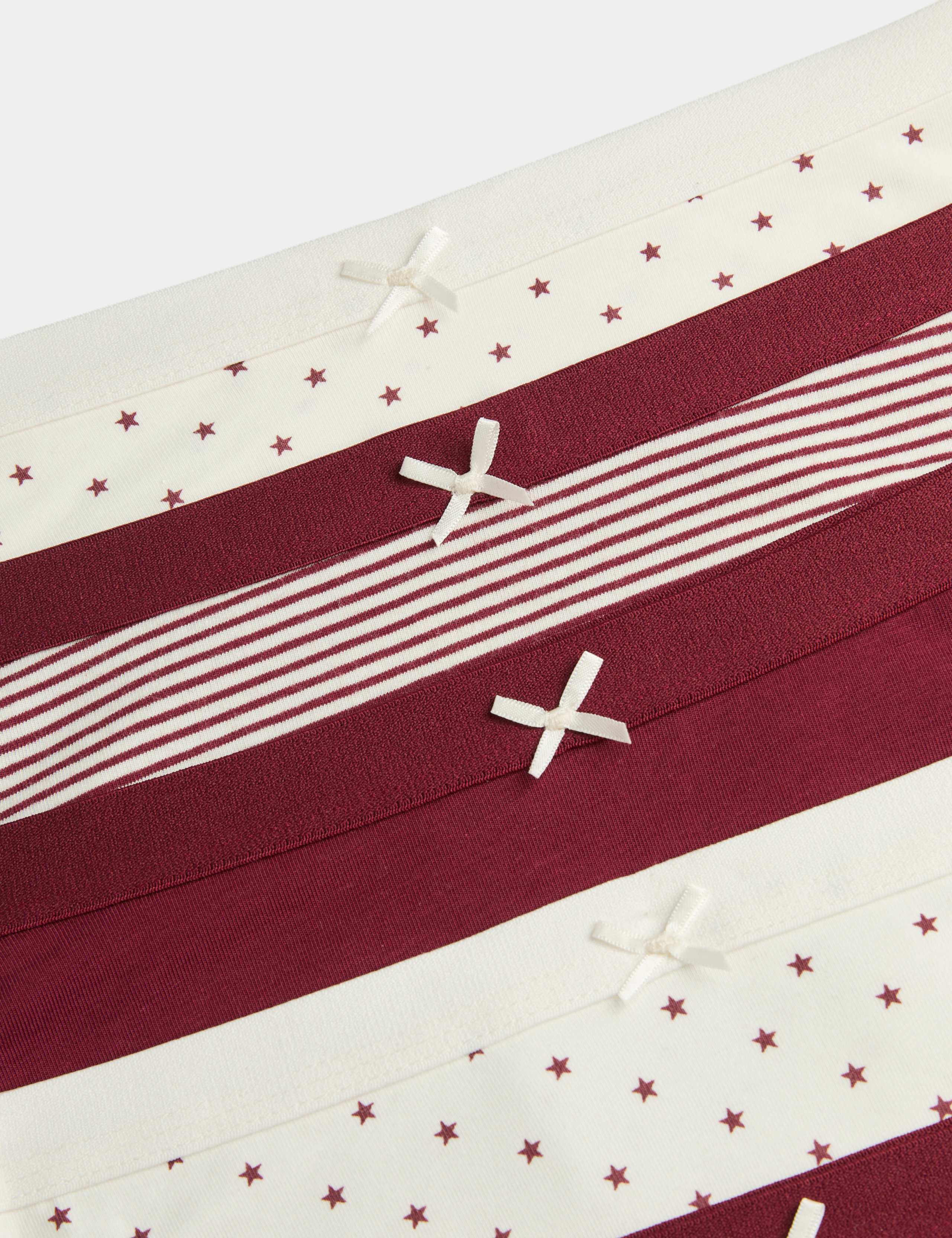 7 Pack Cotton Rich Star Stripe Shorts (5-16 Yrs) 2 of 2