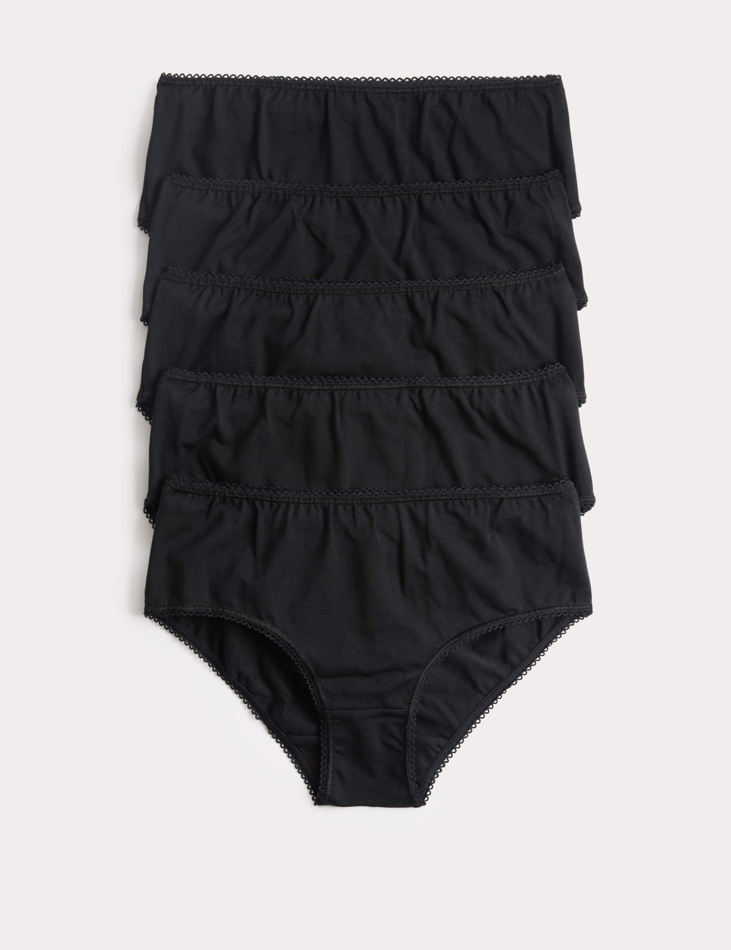 5 Pack Cotton Rich Stoma Knicker Shorts (2-16 Years) 1 of 2