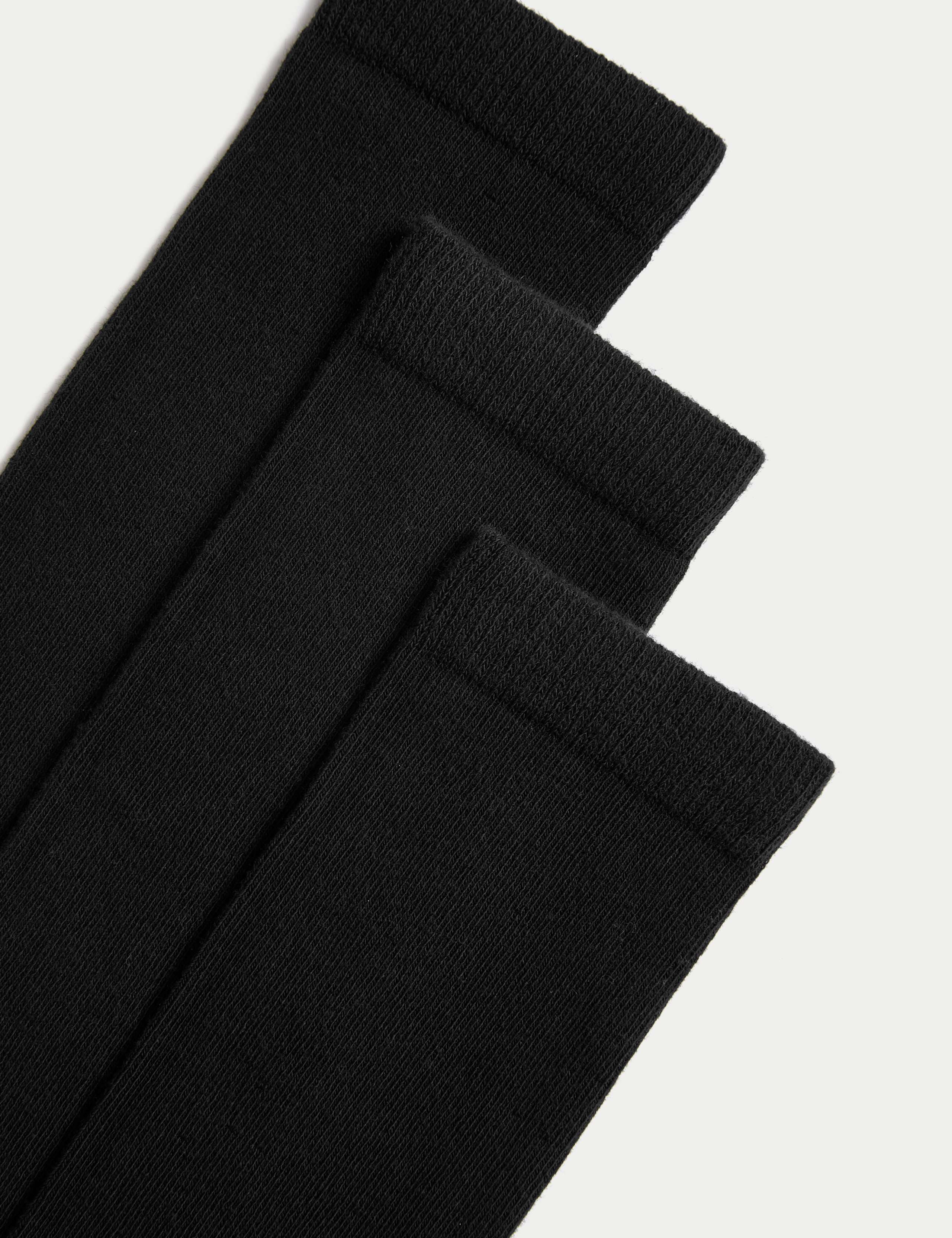 3 Pack Cotton Rich Over the Knee Socks 3 of 3