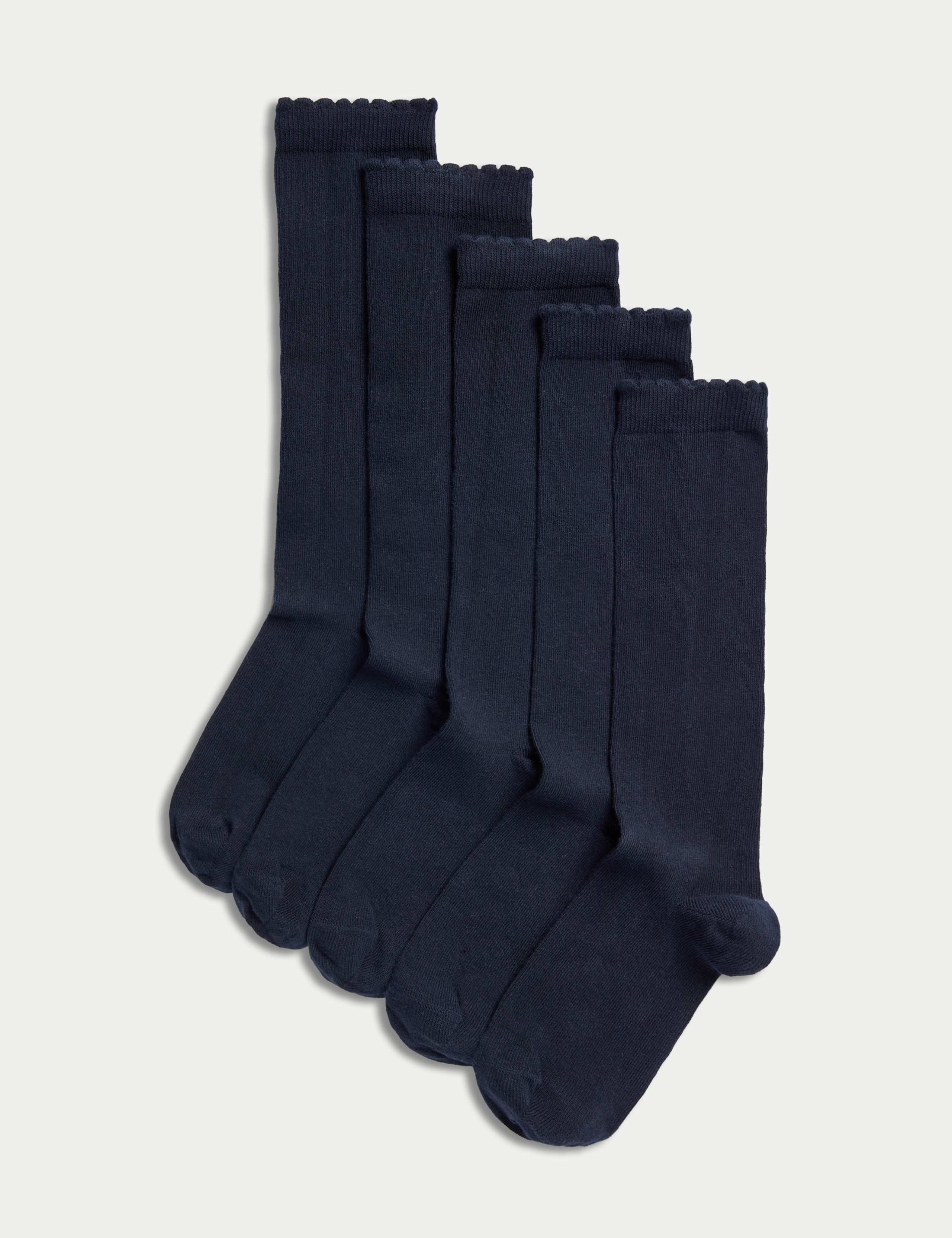 5pk of Knee High Socks 1 of 3