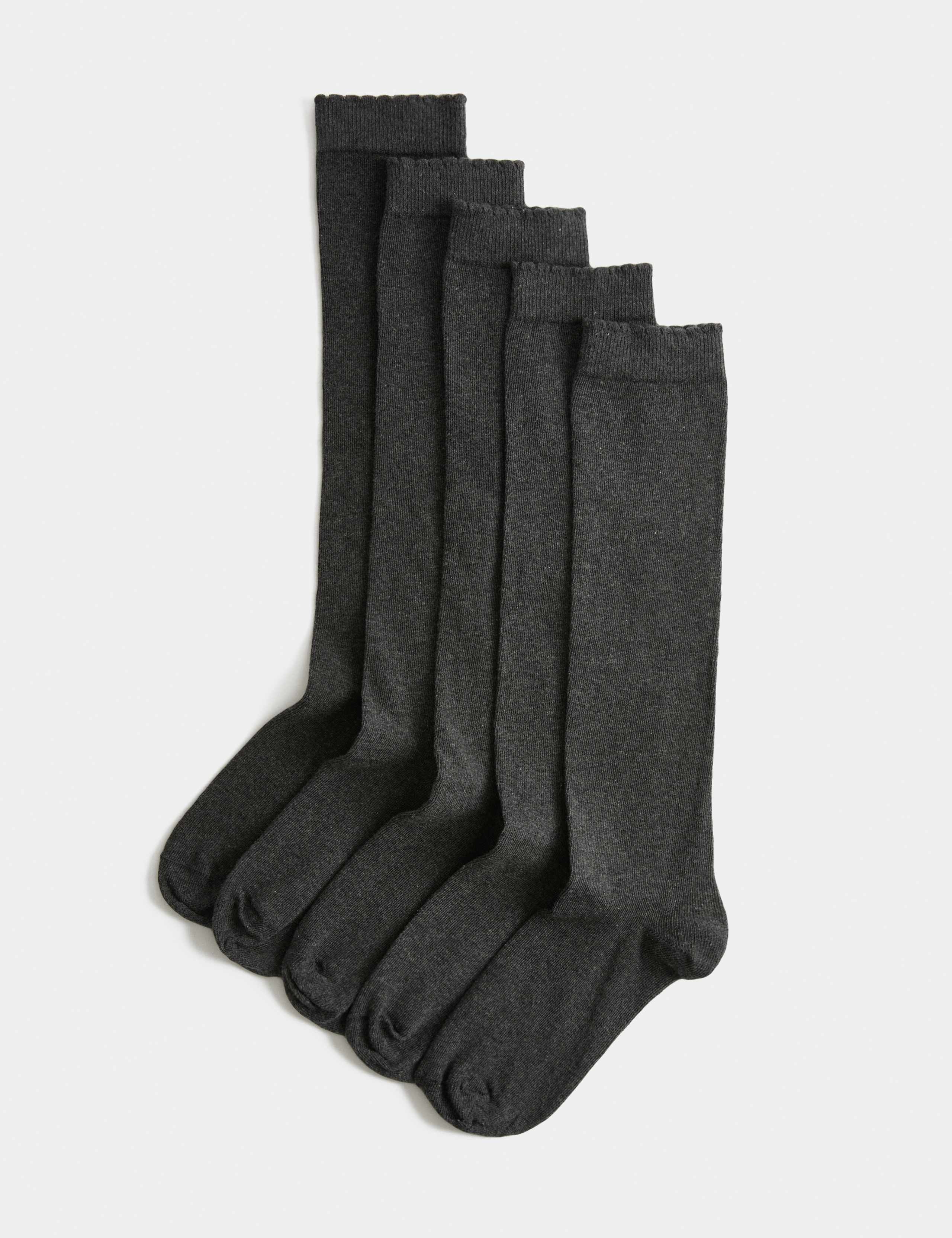 5 Pack of Knee High Socks 1 of 2
