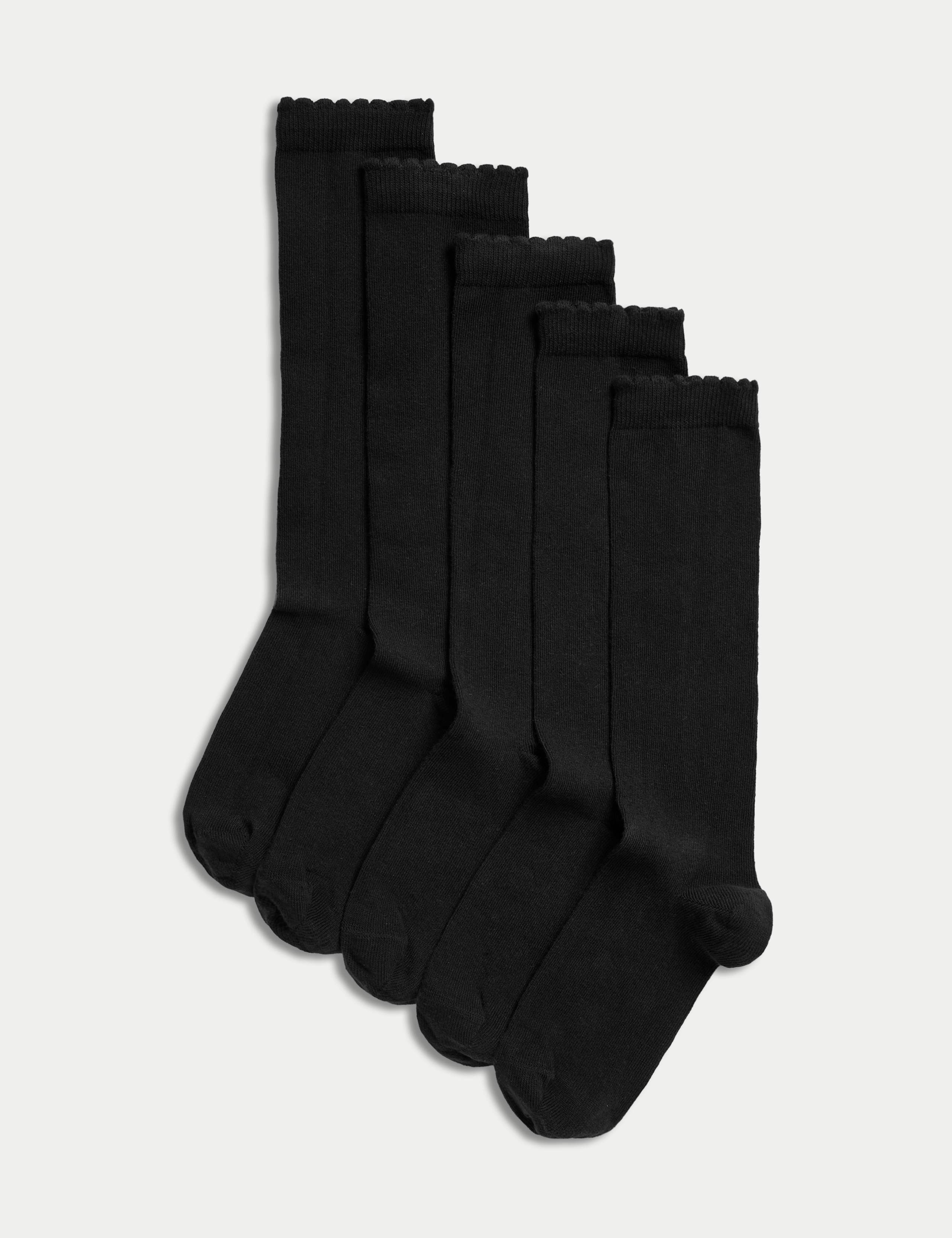 5 Pack of Knee High Socks 1 of 3