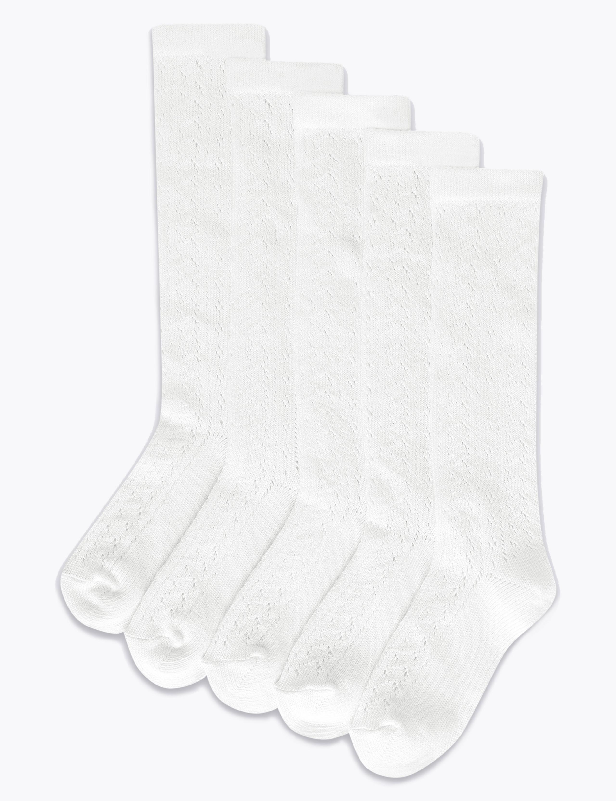 5 Pack of Knee High Pelerine Socks 1 of 3