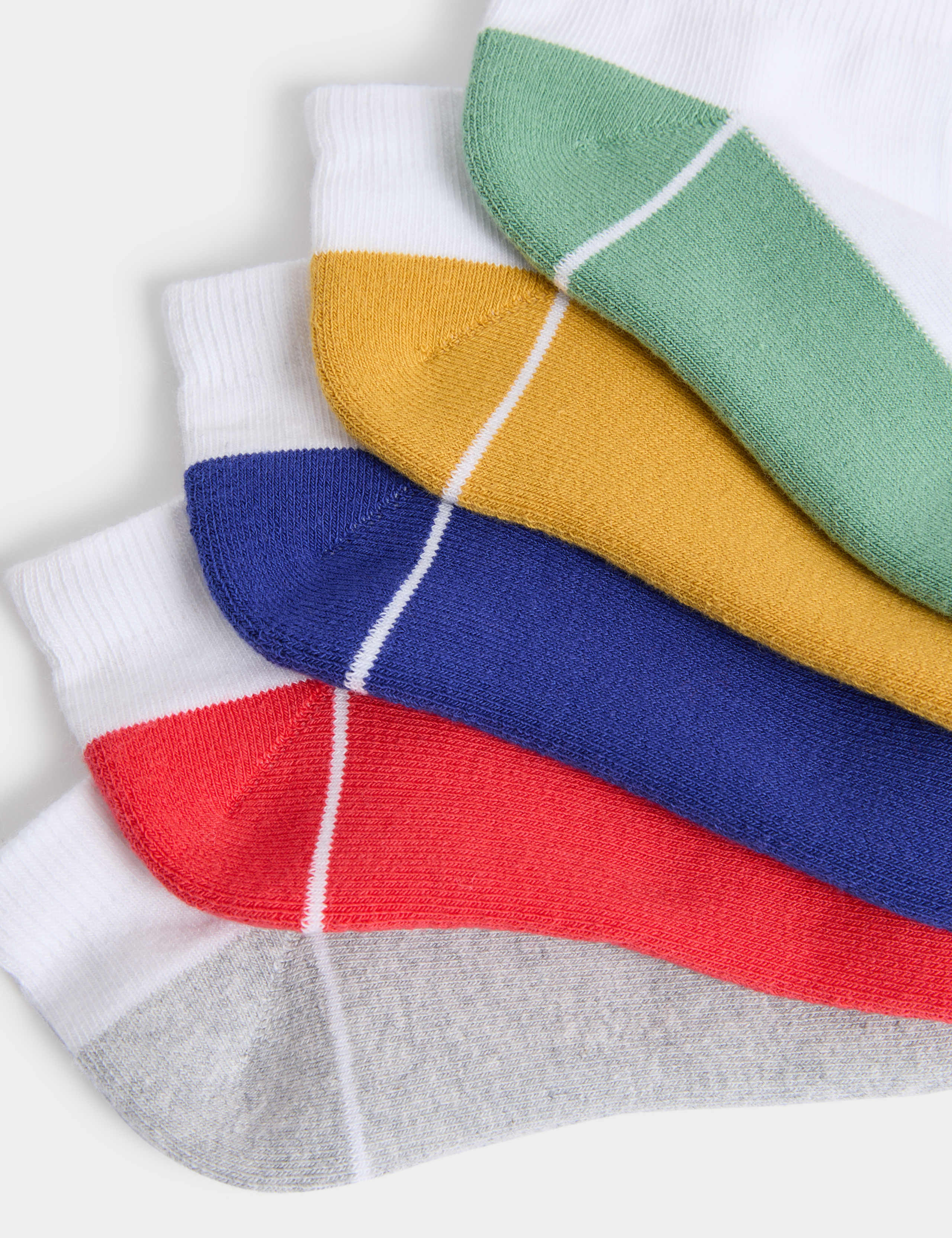 5pk Cotton Rich Cushioned Trainer Liners™ (6 Small - 7 Large) 2 of 2