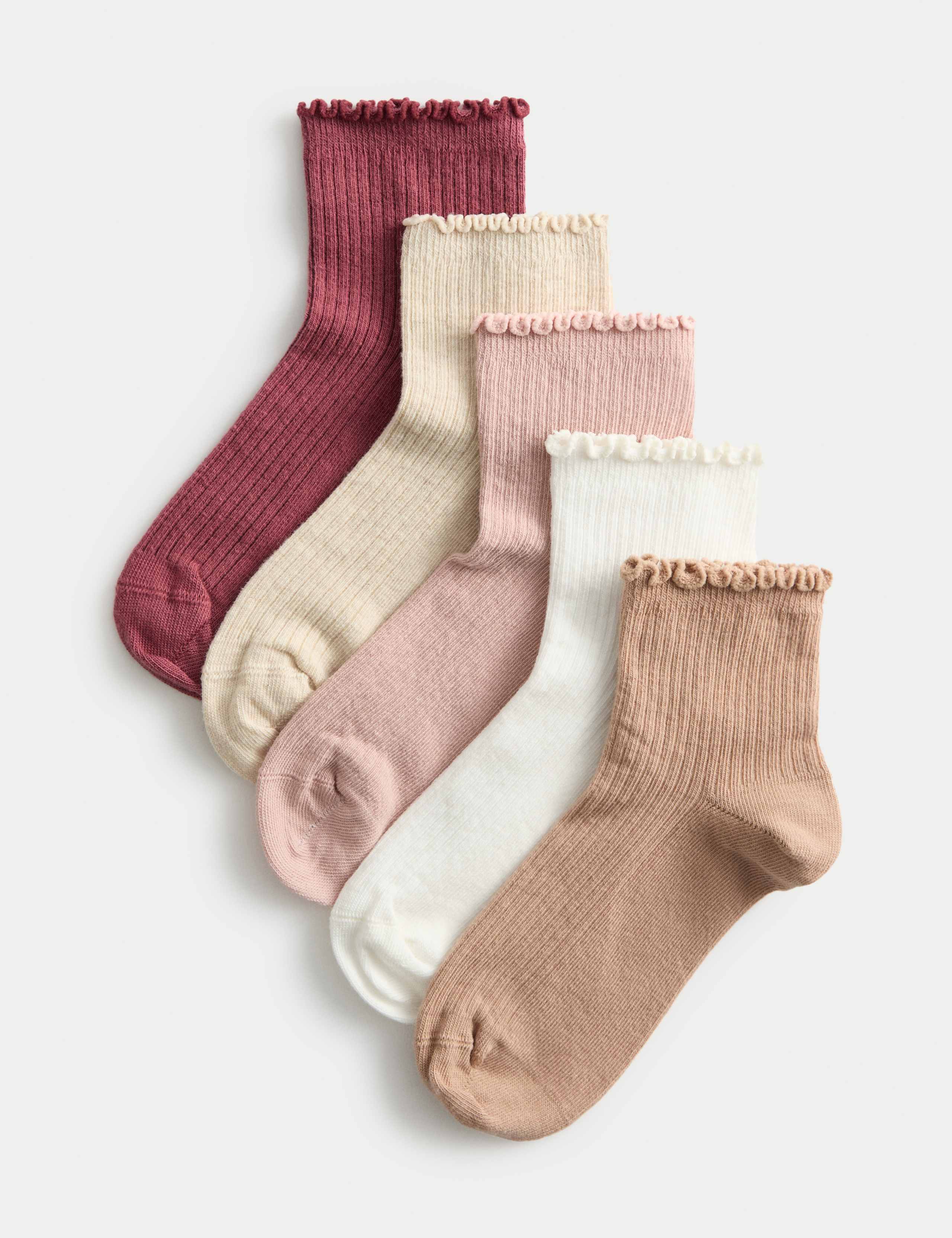 5 Pack Cotton Rich Socks (6 Small - 7 Large) 1 of 1