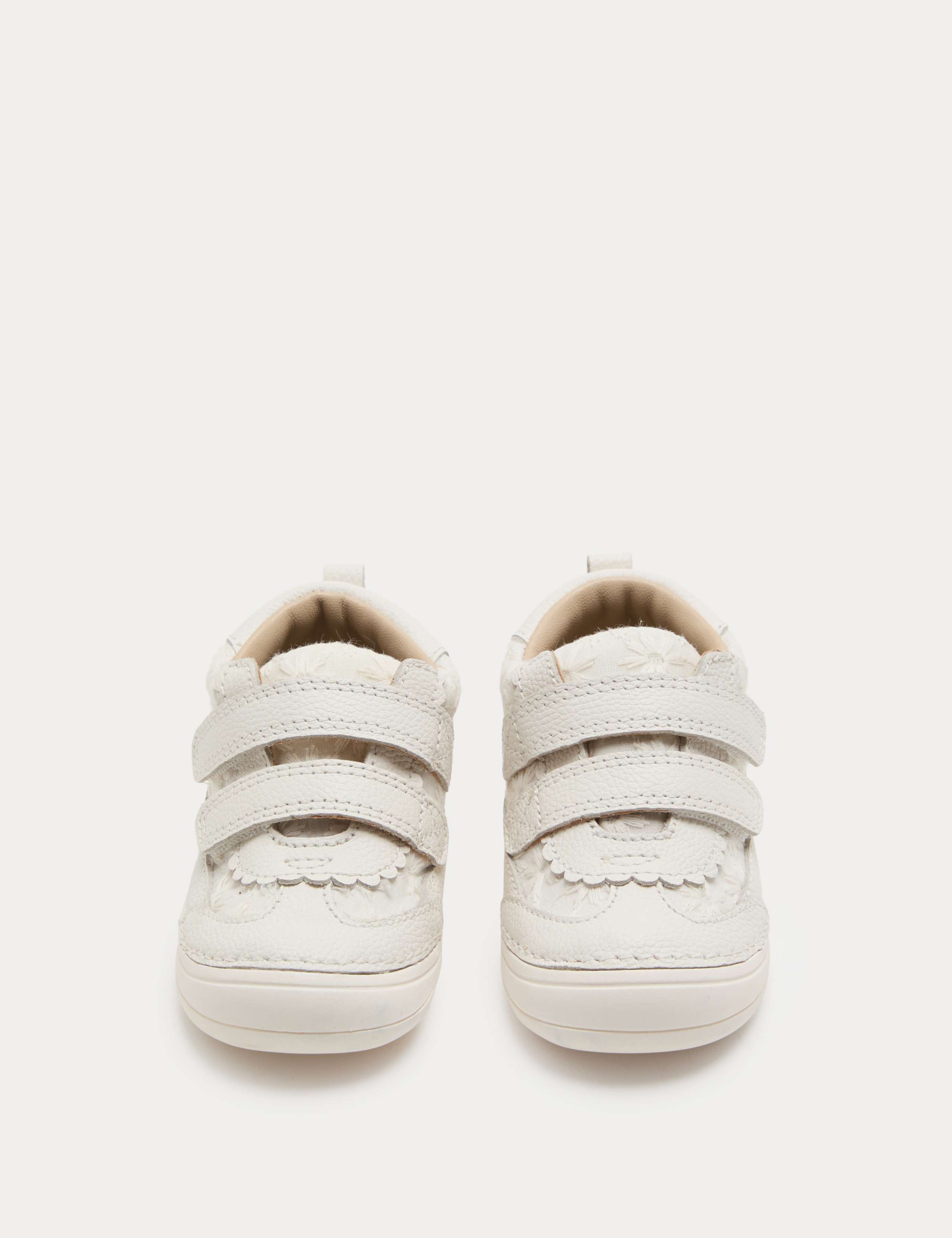 Kids' First Walker Leather Broderie Trainers (2 Small-5 Small) 3 of 3