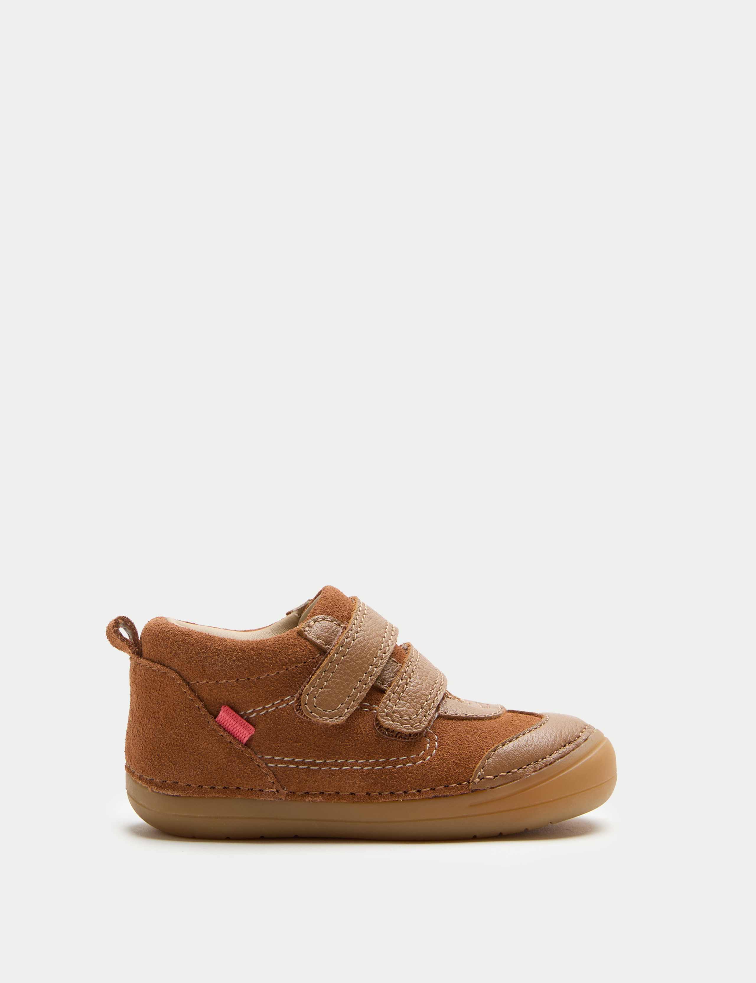 Kids' First Walker Suede Riptape Trainers (2-5 Small) 2 of 3