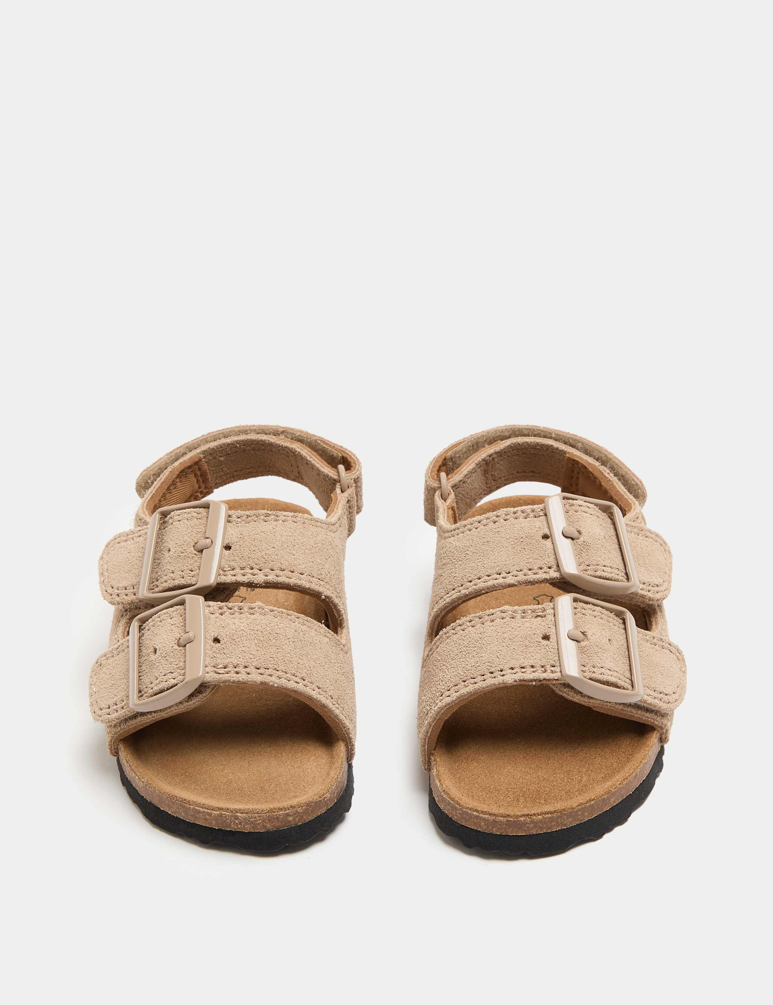 First Walker Suede Footbed Sandals (3 Small - 4 Small) 3 of 3