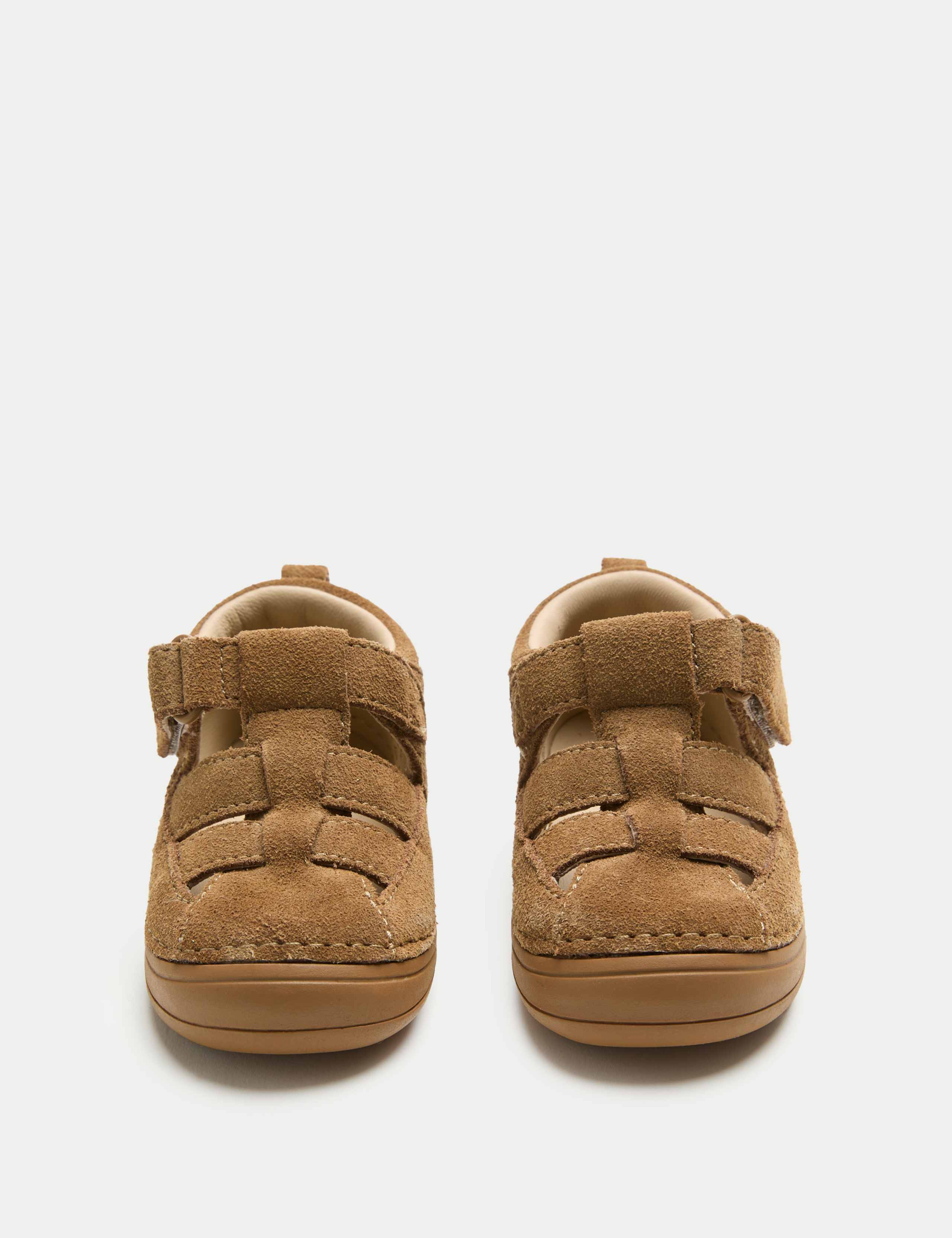 First Walker Suede Fisherman Sandals (2-5 Small) 1 of 3