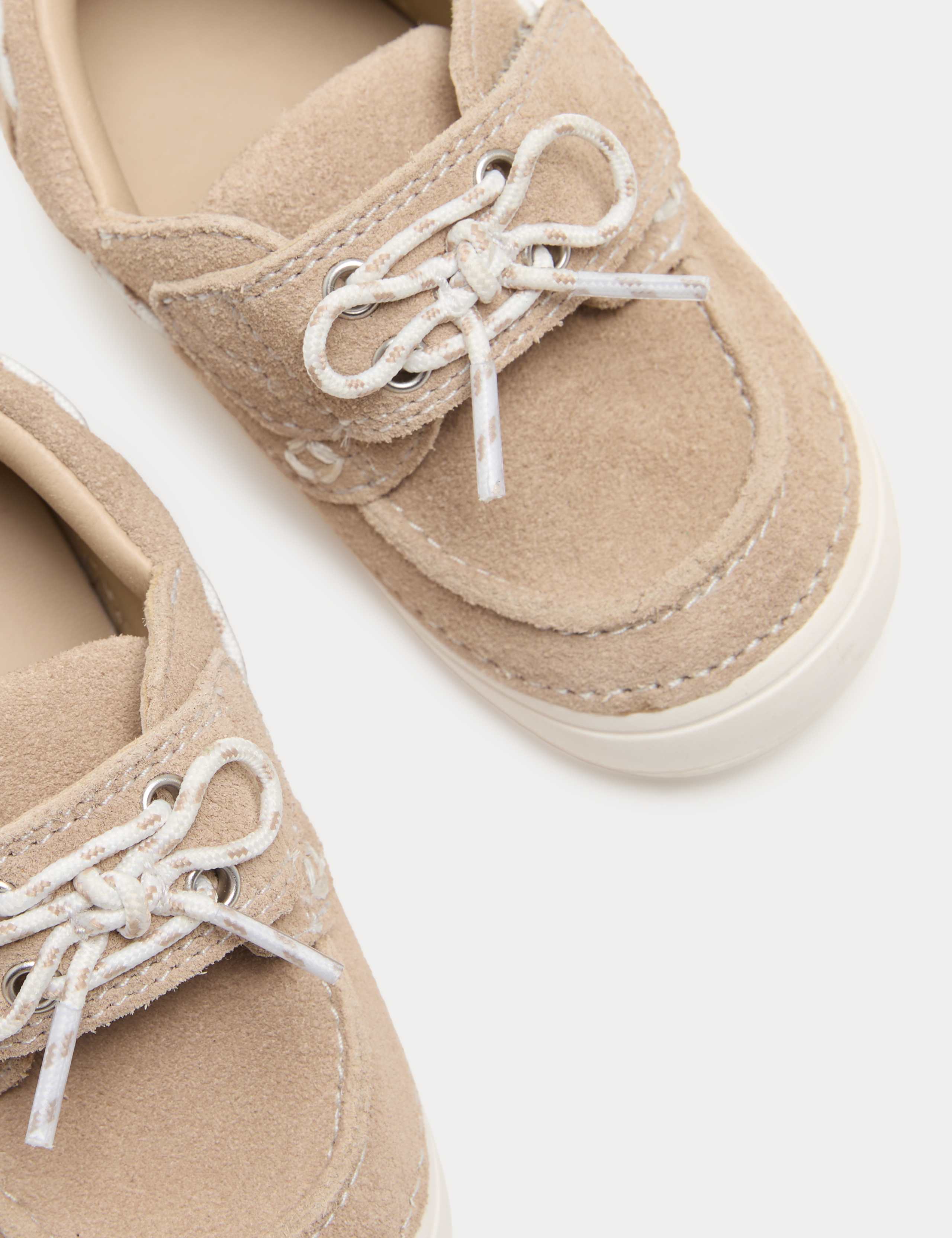 First Walker Suede Boat Shoes (2 Small-5 Small) 3 of 3