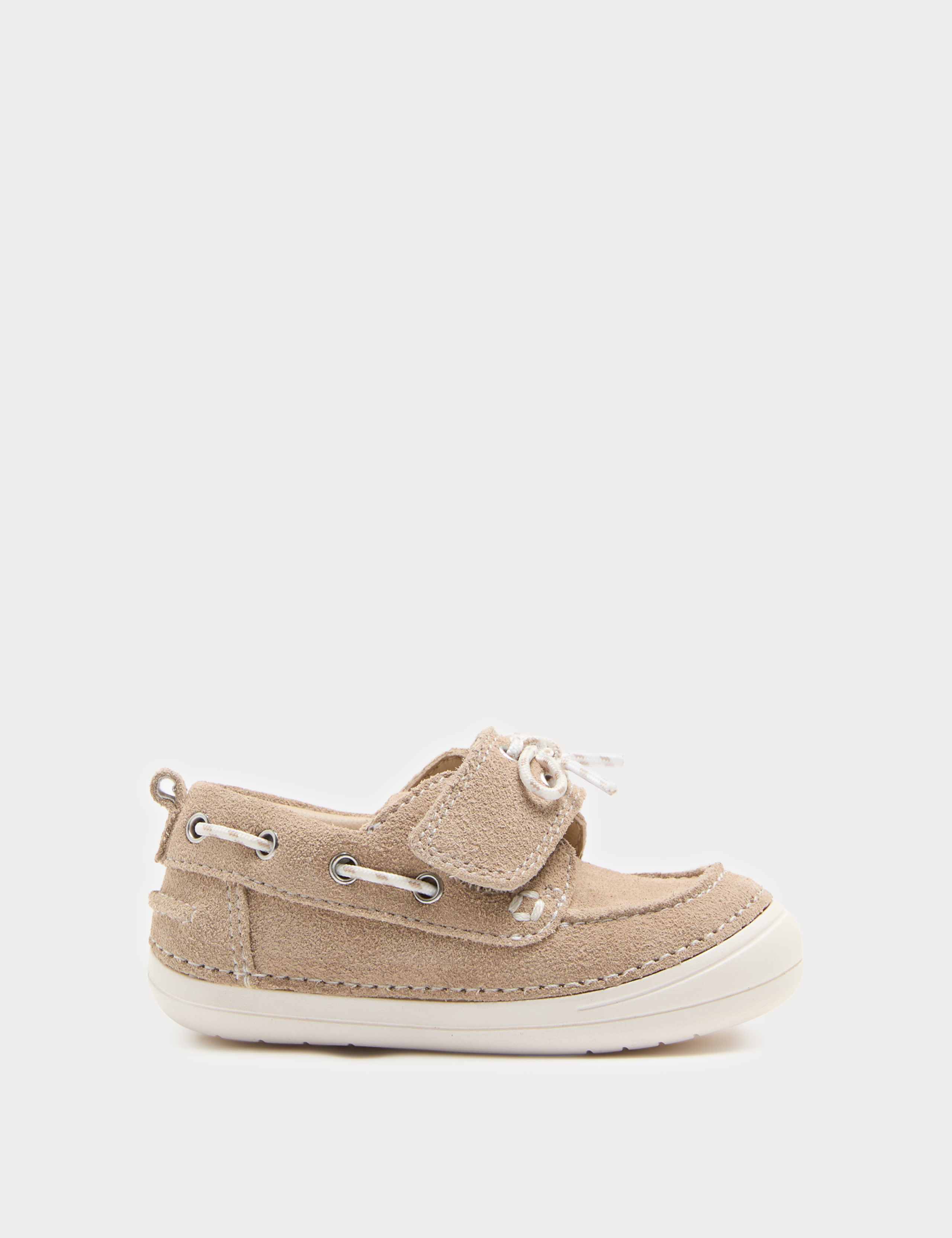 First Walker Suede Boat Shoes (2 Small-5 Small) 1 of 3