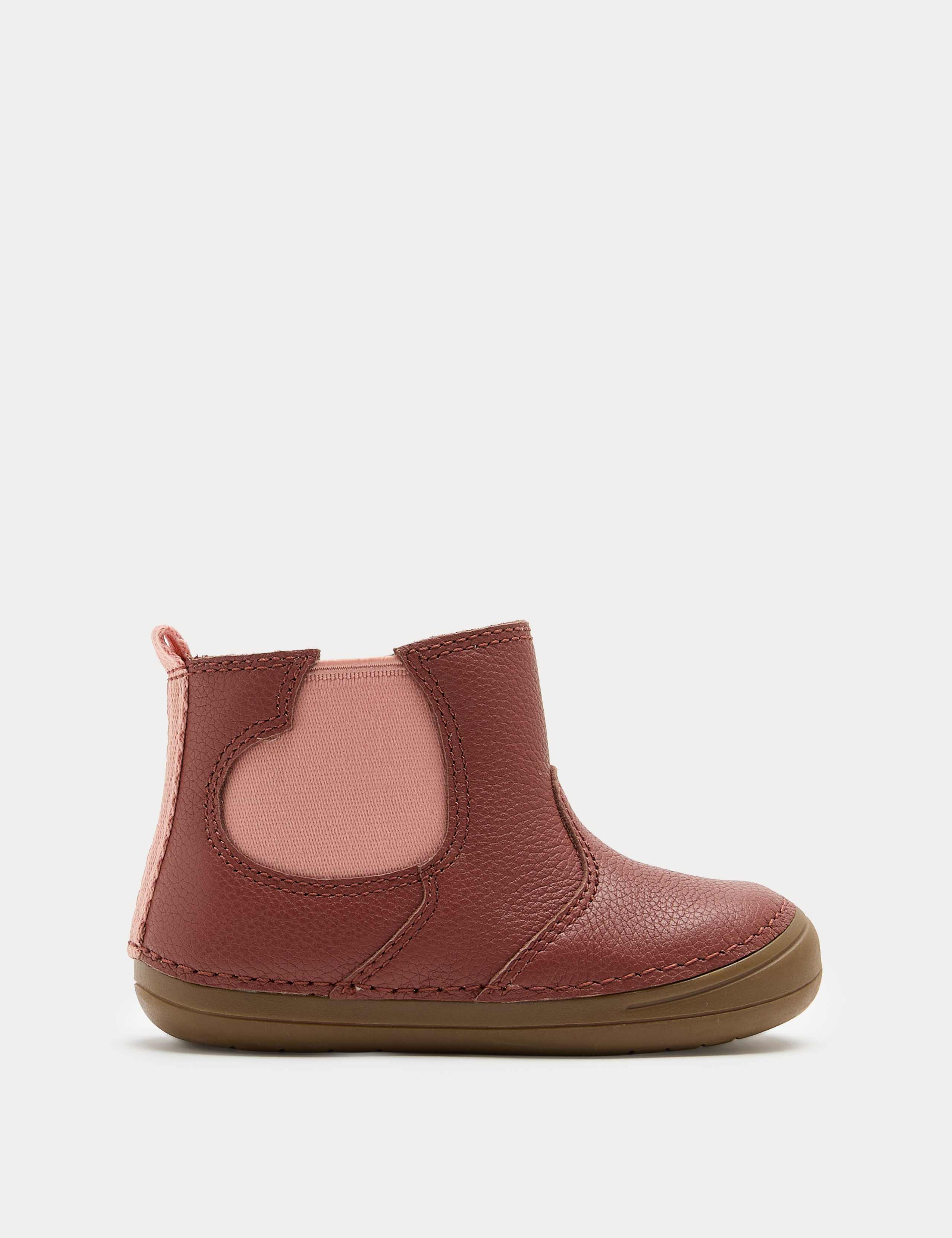 Barefoot Leather Heart Chelsea Boots (2 Small - 5 Small) 1 of 3
