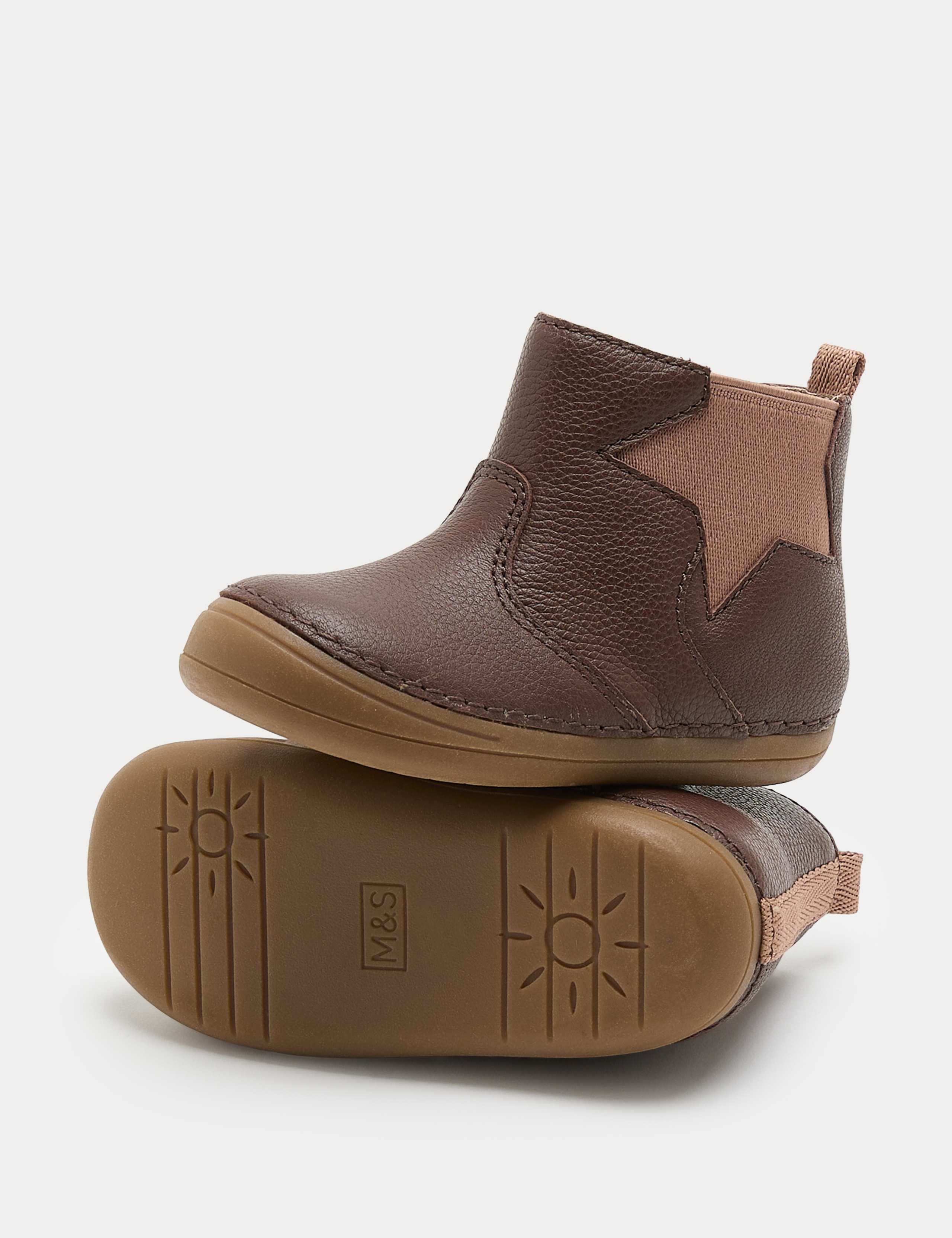 Kids’ Barefoot Leather Chelsea Boots (2 Small - 5 Small) 2 of 3