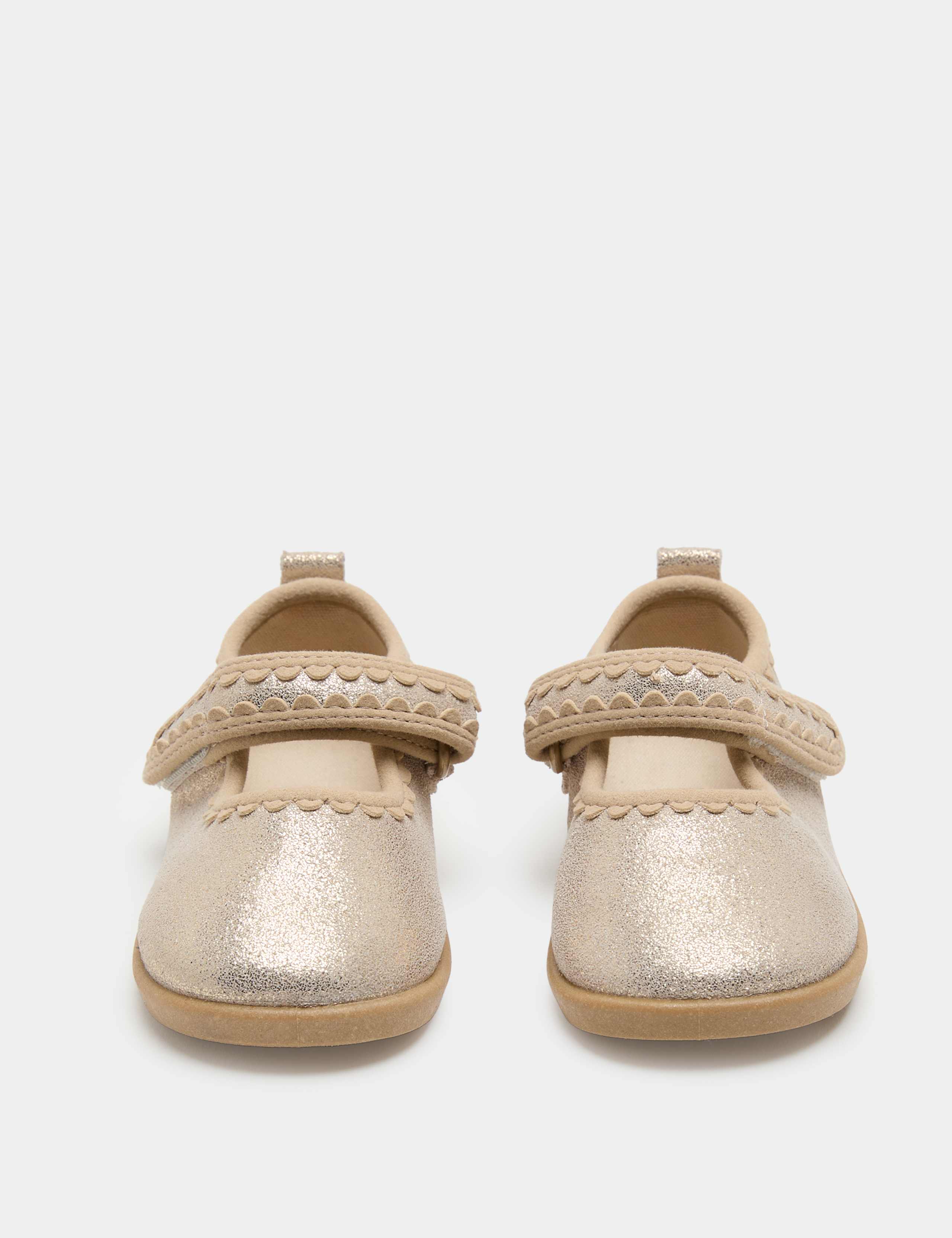 First Walker Shimmer Riptape Ballet Pumps (2 Small - 5 Small) 3 of 3