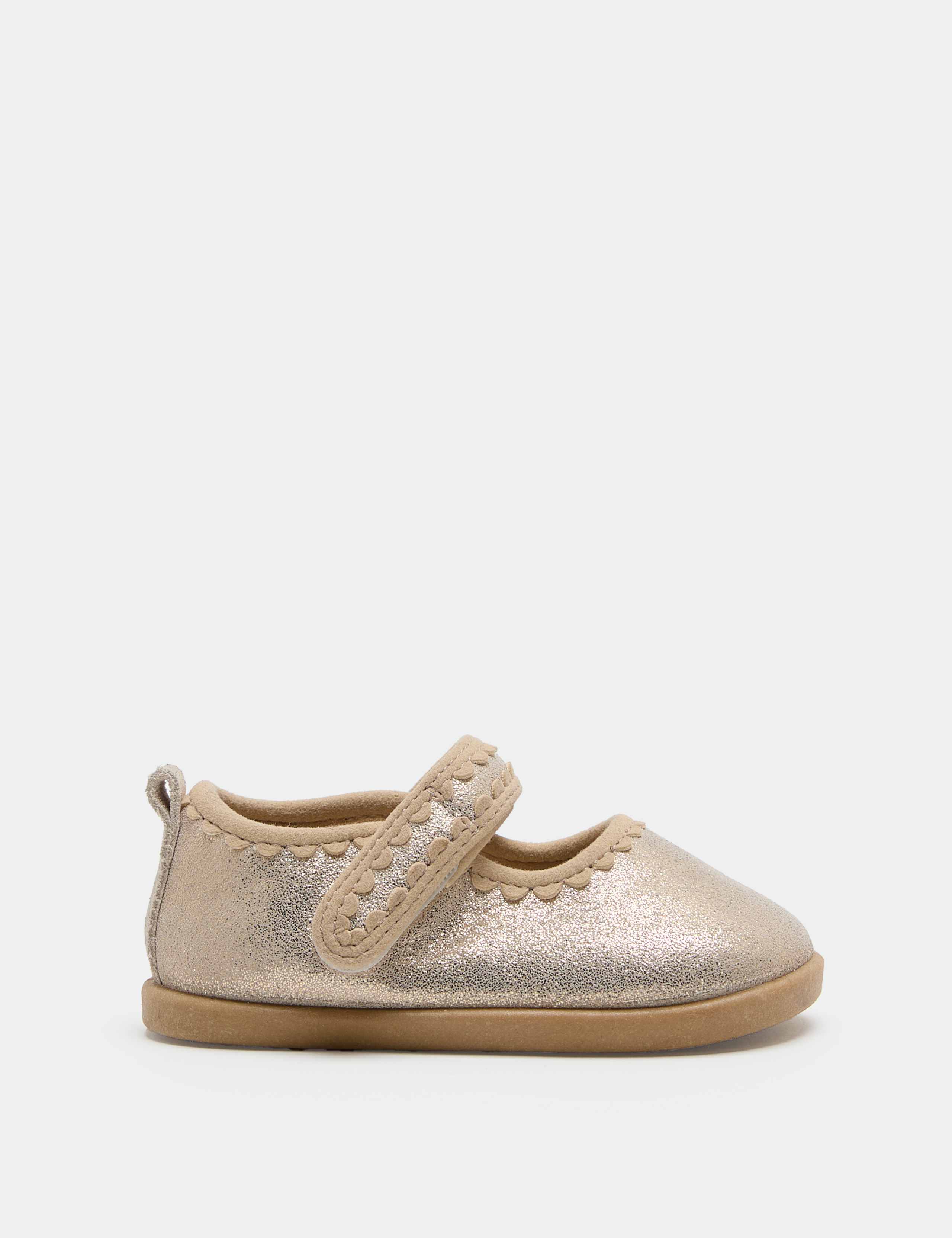 First Walker Shimmer Riptape Ballet Pumps (2 Small - 5 Small) 2 of 3