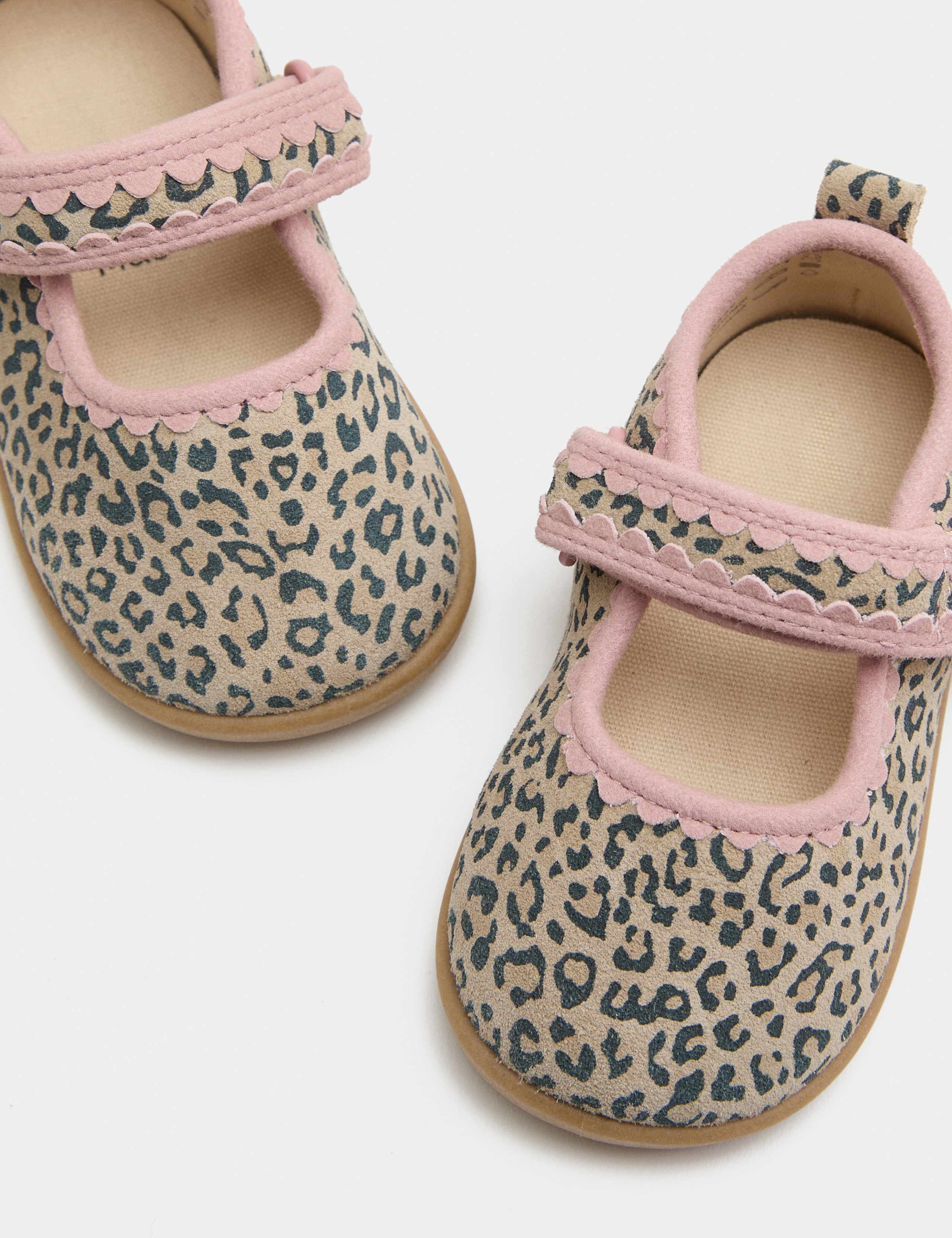 Kids' Barefoot Leopard Ballet Pumps (3 Small - 5 Small) 1 of 3