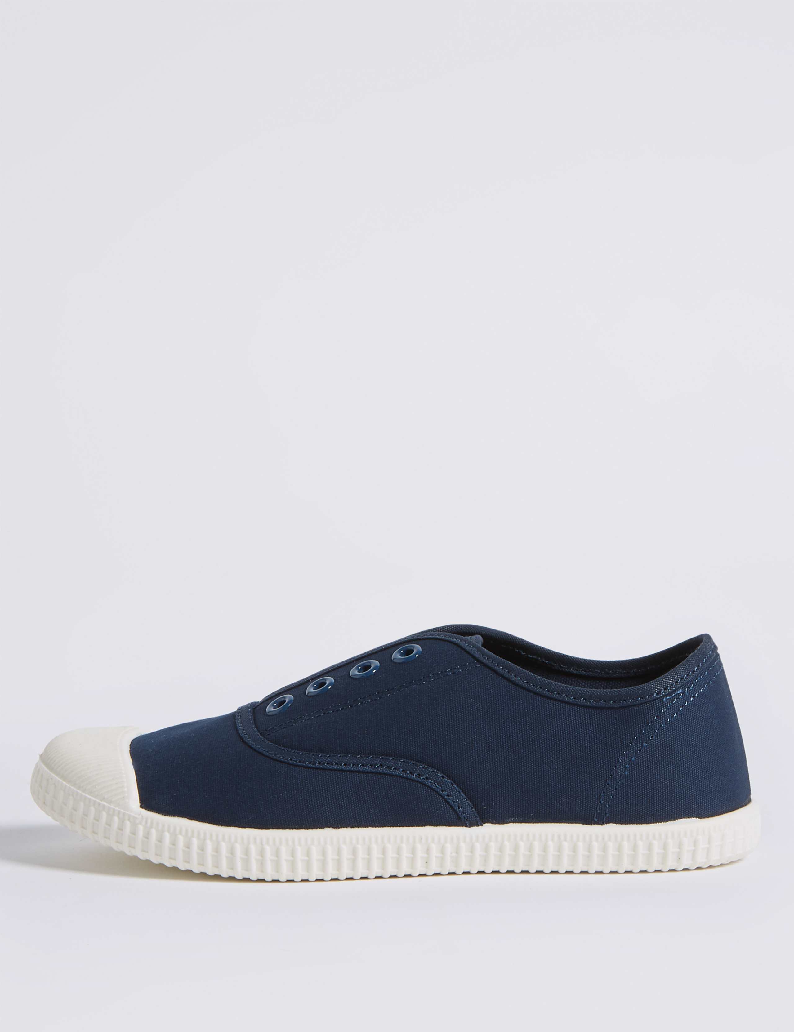 Kids’ Canvas Laceless Trainers (13 Small - 7 Large) 3 of 4