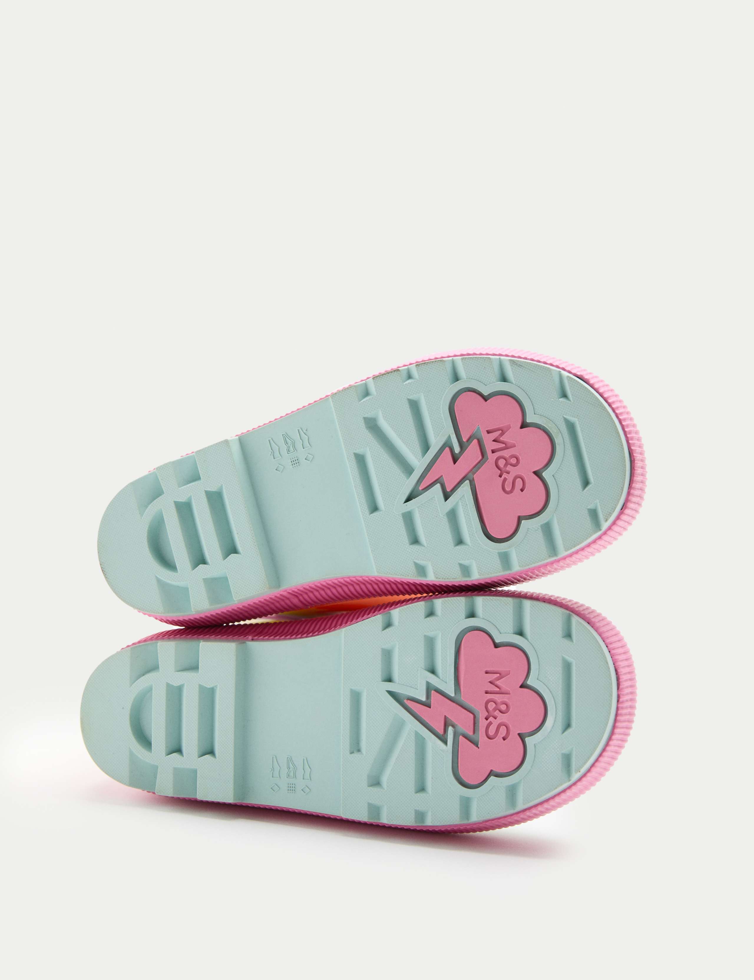 Kids’ Wavy Patterned Wellies (4 Small - 2 Large) 3 of 3