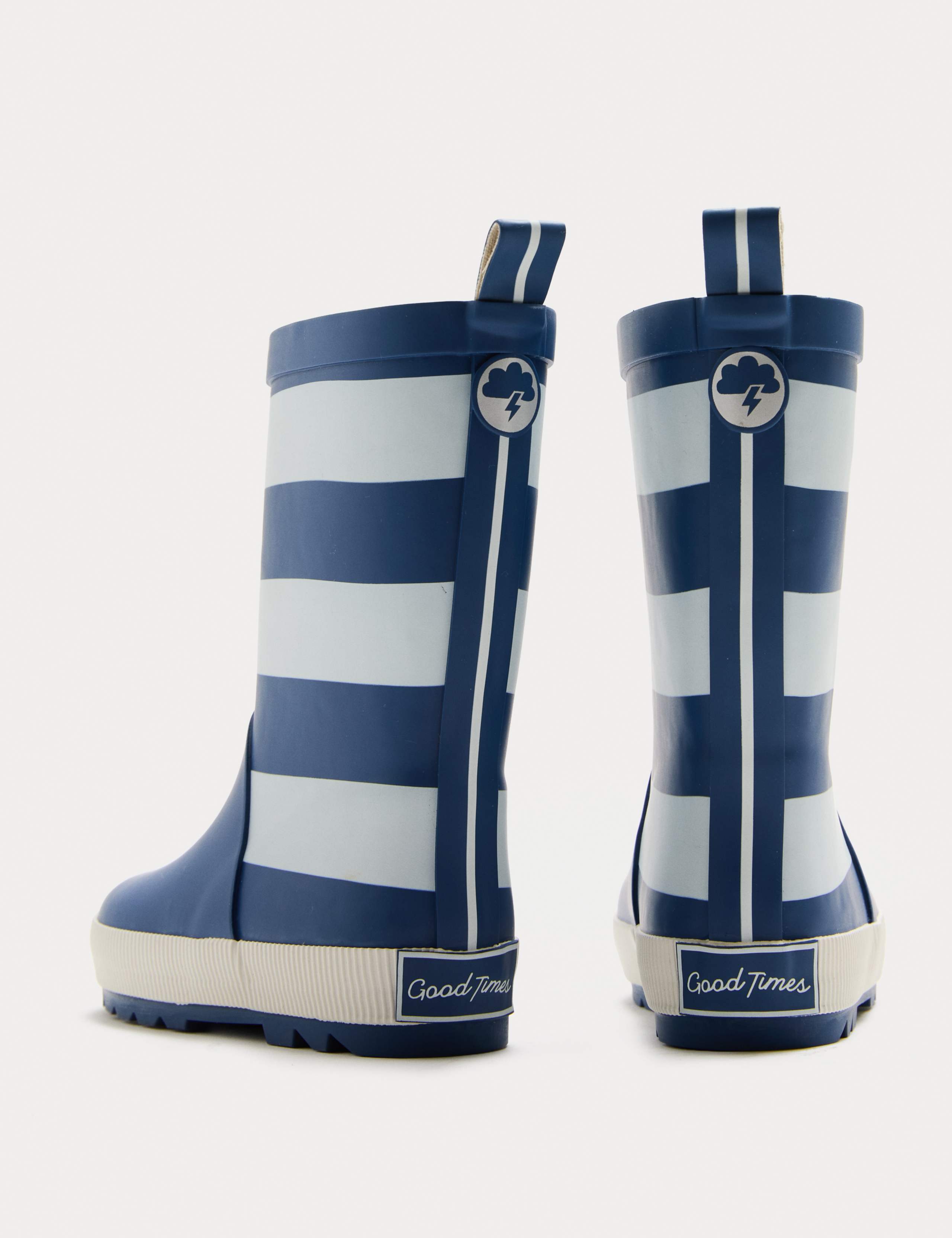 Kids Striped Patterned Wellies (4 Small - 2 Large) 2 of 4
