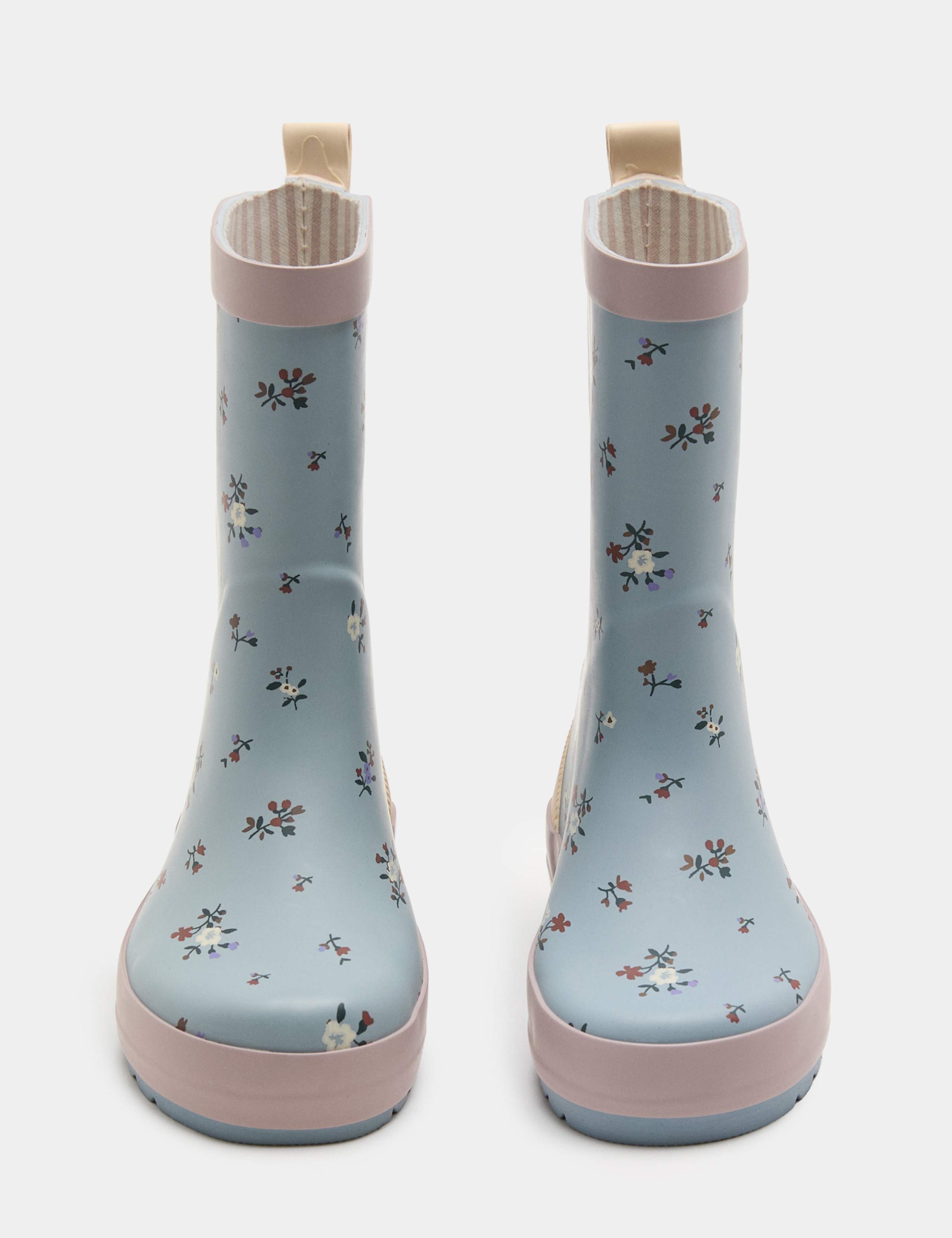 Kids' Floral Wellies (4 Small - 2 Large) 1 of 3