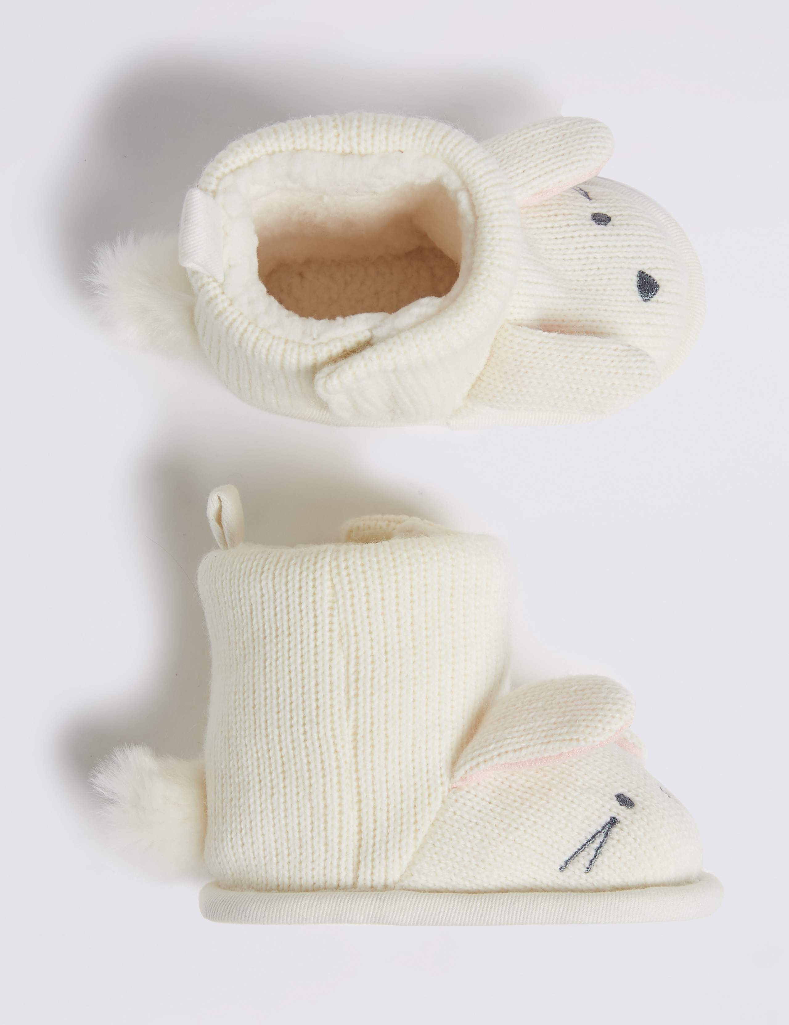 Baby Bunny Knitted Pram Boots 2 of 4
