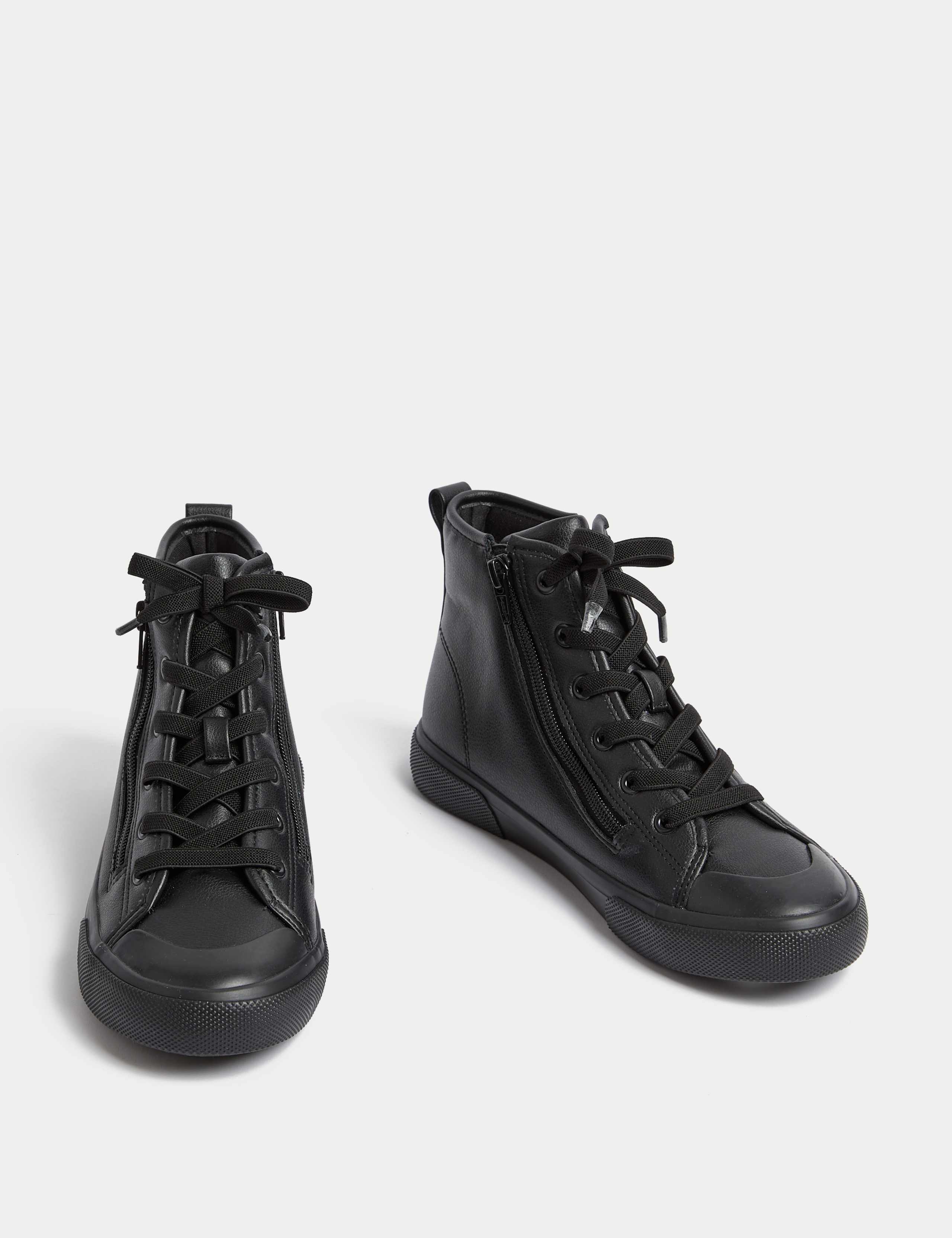 Kids' Freshfeet™ Zip High Tops (4 Small - 7 Large) 2 of 4