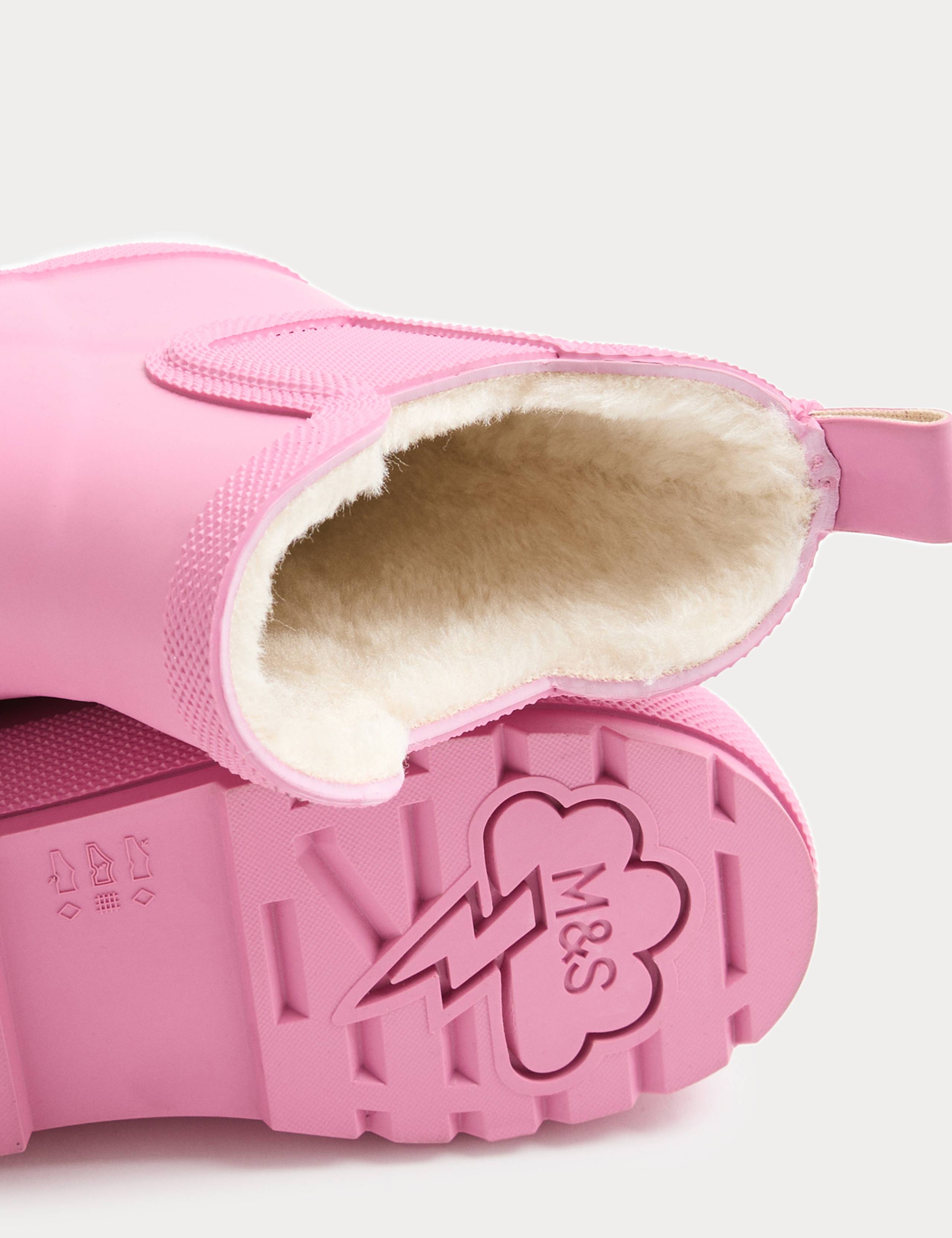 Kids' Warm Lined Chelsea Wellies (3 Small - 2 Large) 3 of 3