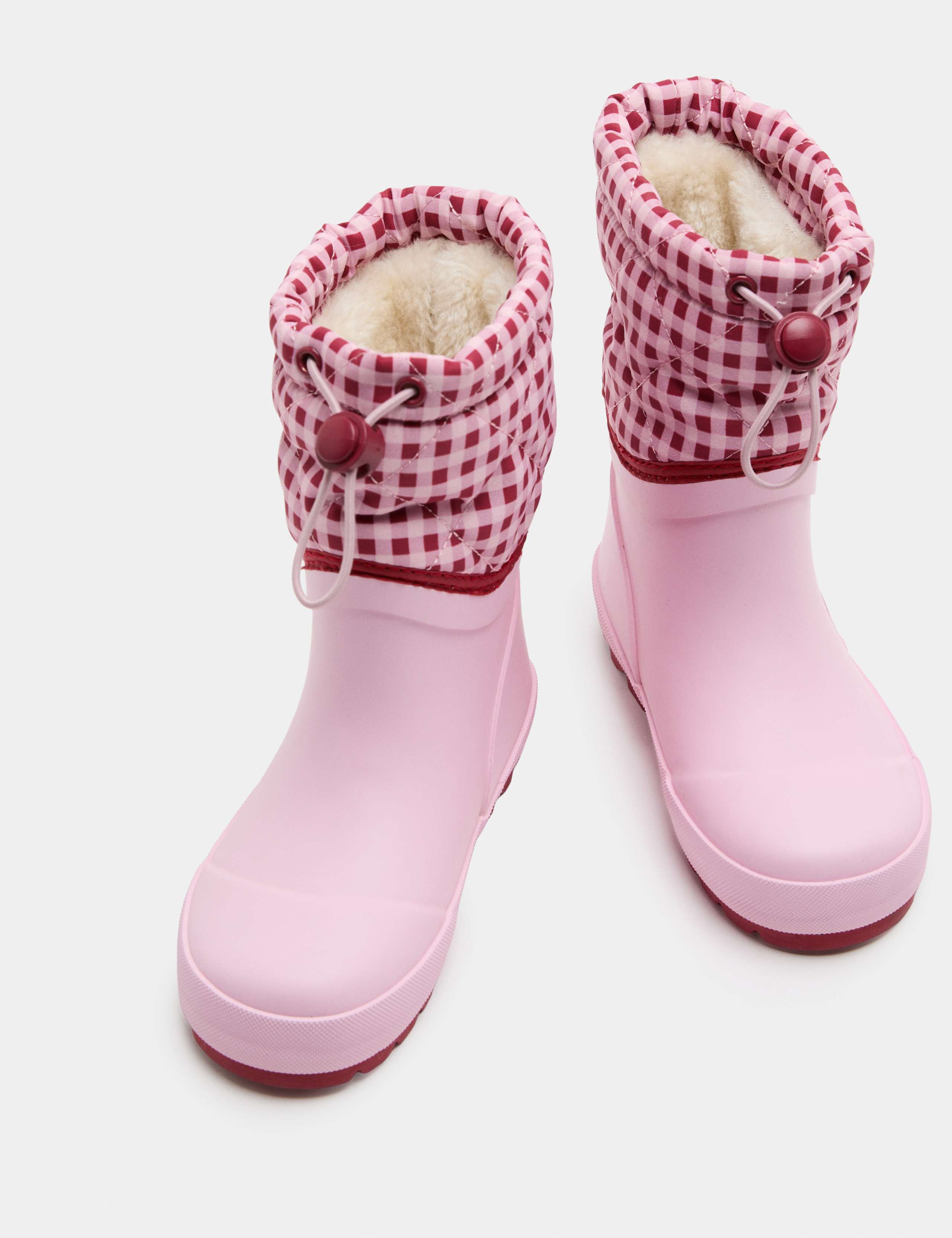Kids' Quilted Check Cuff Wellies (4 Small-2 Large) 3 of 3