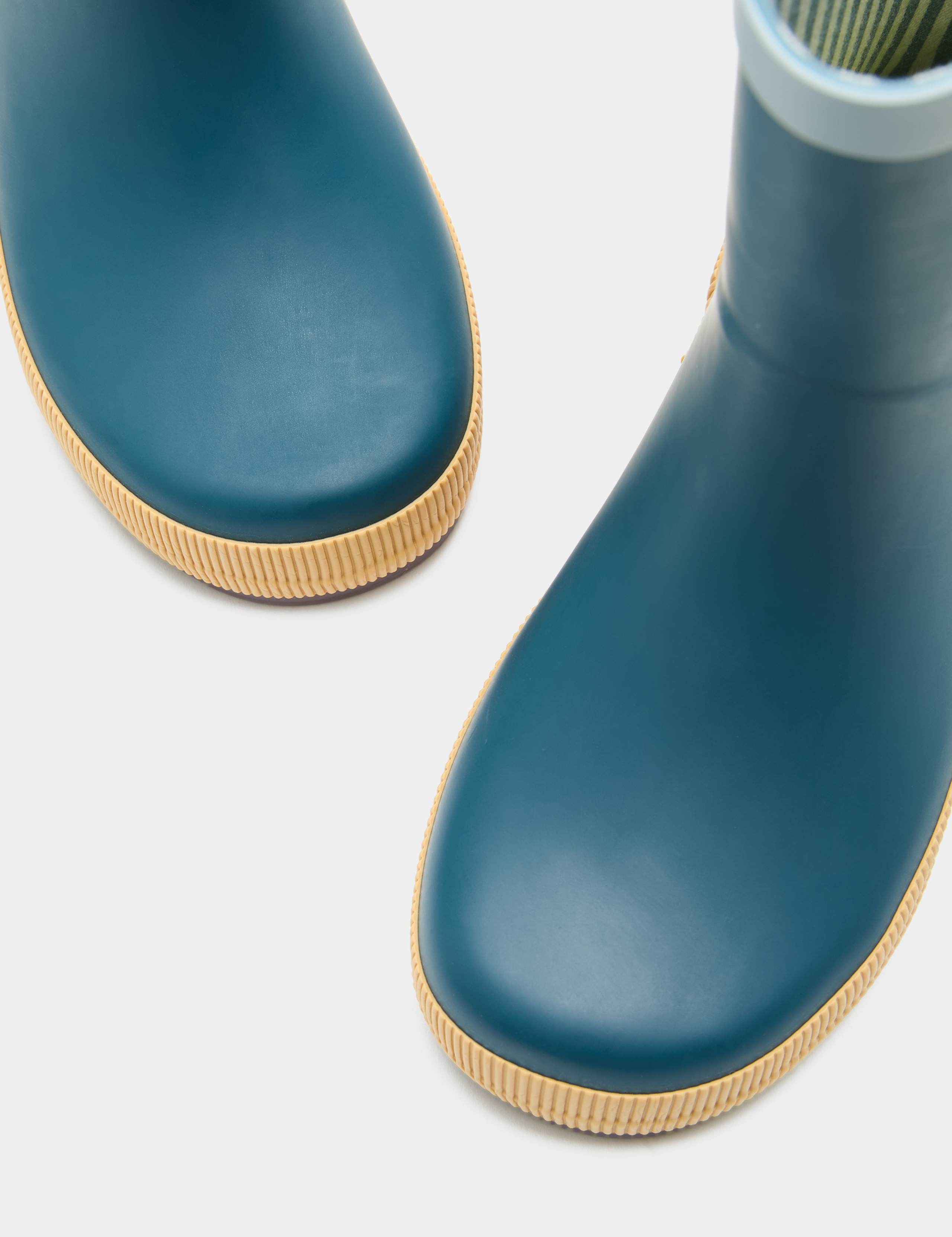 Kids' Colour Block Ribbed Wellies (4 Small - 2 Large) 3 of 3