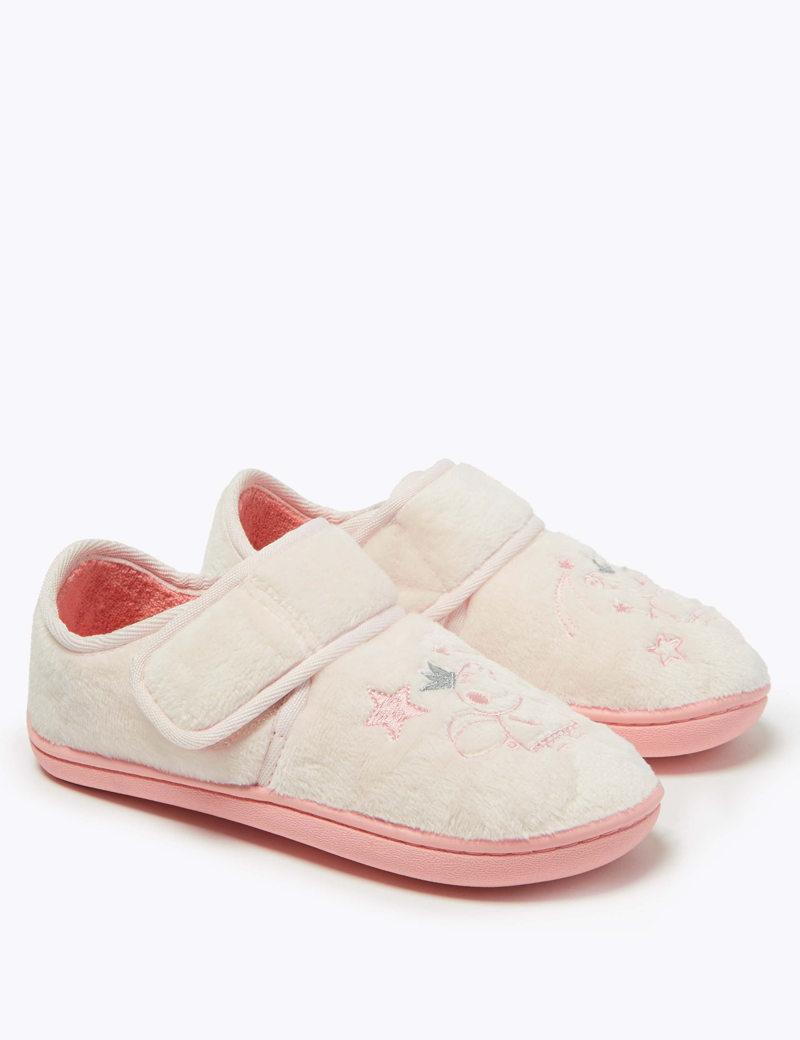 Kids’ Peppa Pig™ Riptape Slippers (5 Small - 12 Small) 1 of 5