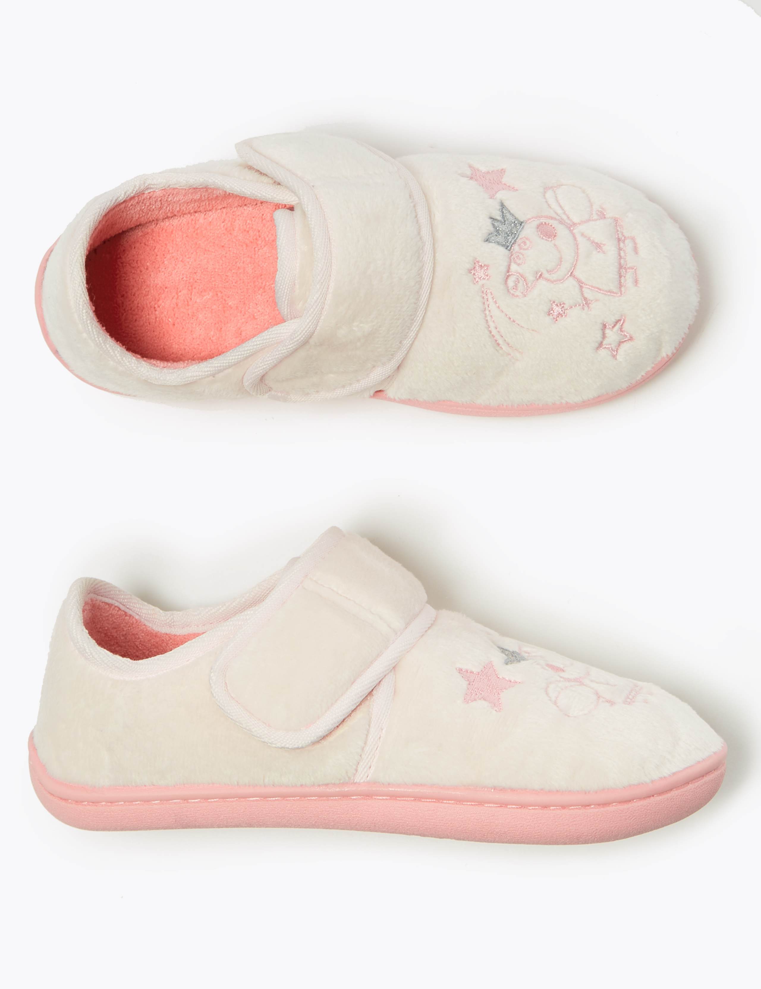 Kids’ Peppa Pig™ Riptape Slippers (5 Small - 12 Small) 2 of 5